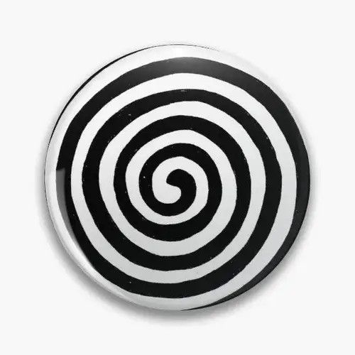 Jewelry Spiral Soft Button Pin Size ONE SIZE - 1 Thumbnail