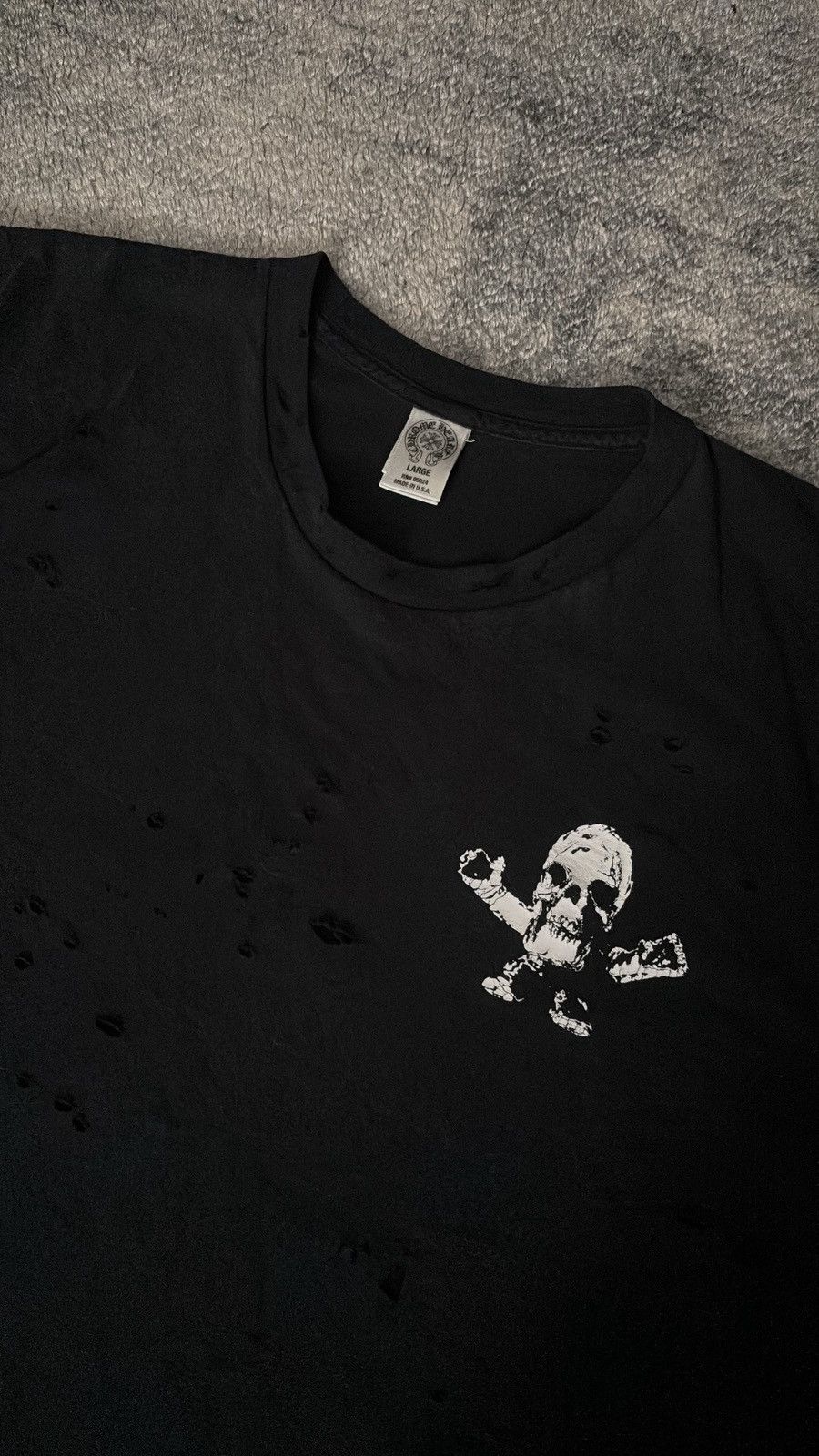 Chrome Hearts Chrome Hearts Foti skull logo tee Size US L / EU 52-54 / 3 - 5 Thumbnail