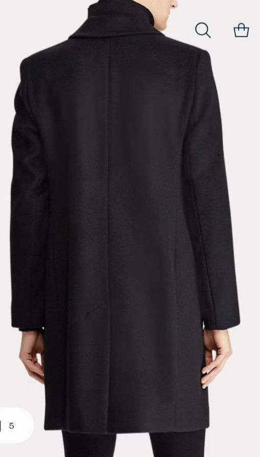 Lauren Ralph Lauren Lauren Ralph Lauren Navy Wool Blend Coat Tailored Jacket Size S / US 4 / IT 40 - 14 Thumbnail