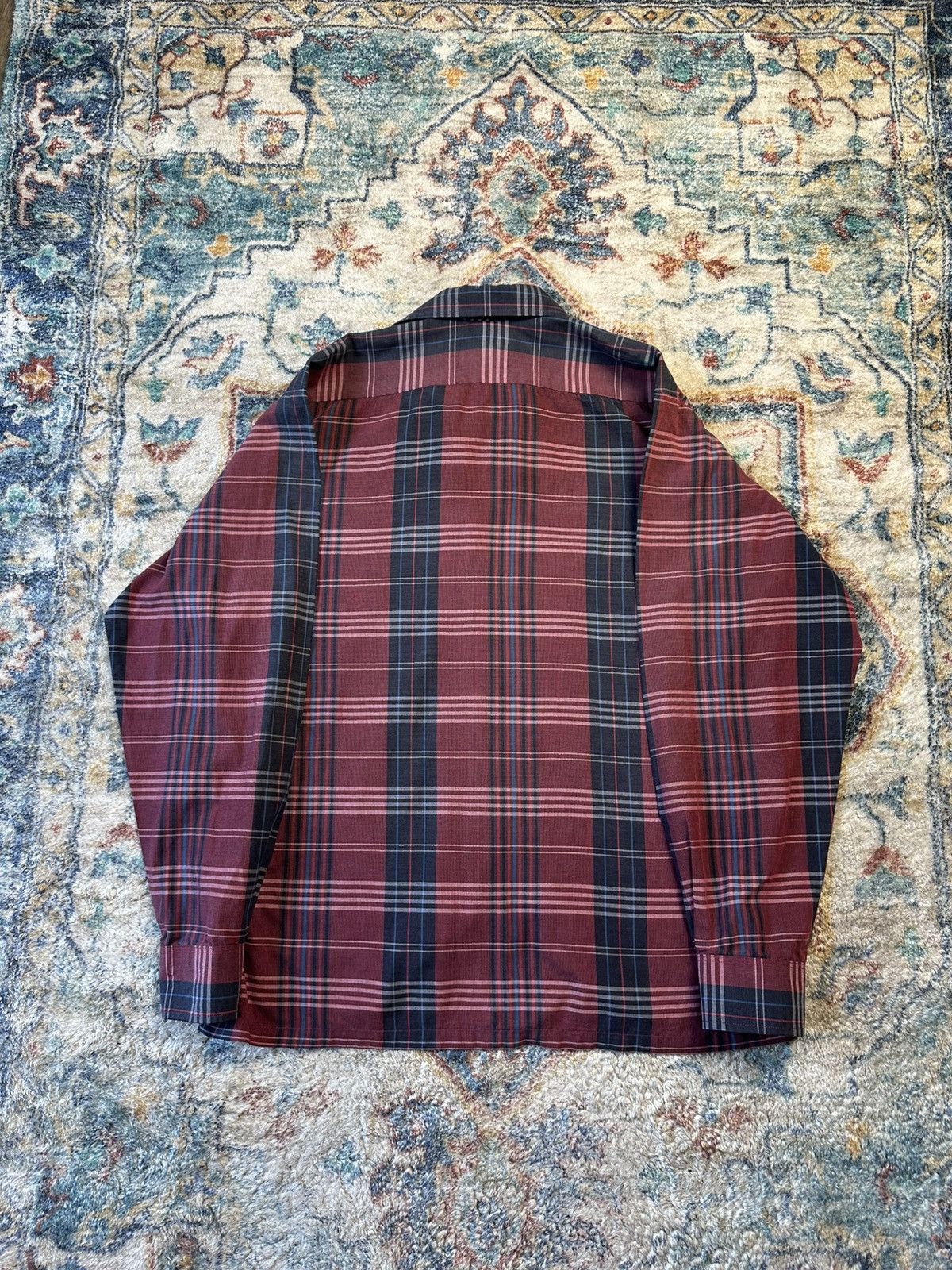 Vintage Vintage 80s Miller Plaid Button-up Shirt Large Size US L / EU 52-54 / 3 - 2 Thumbnail