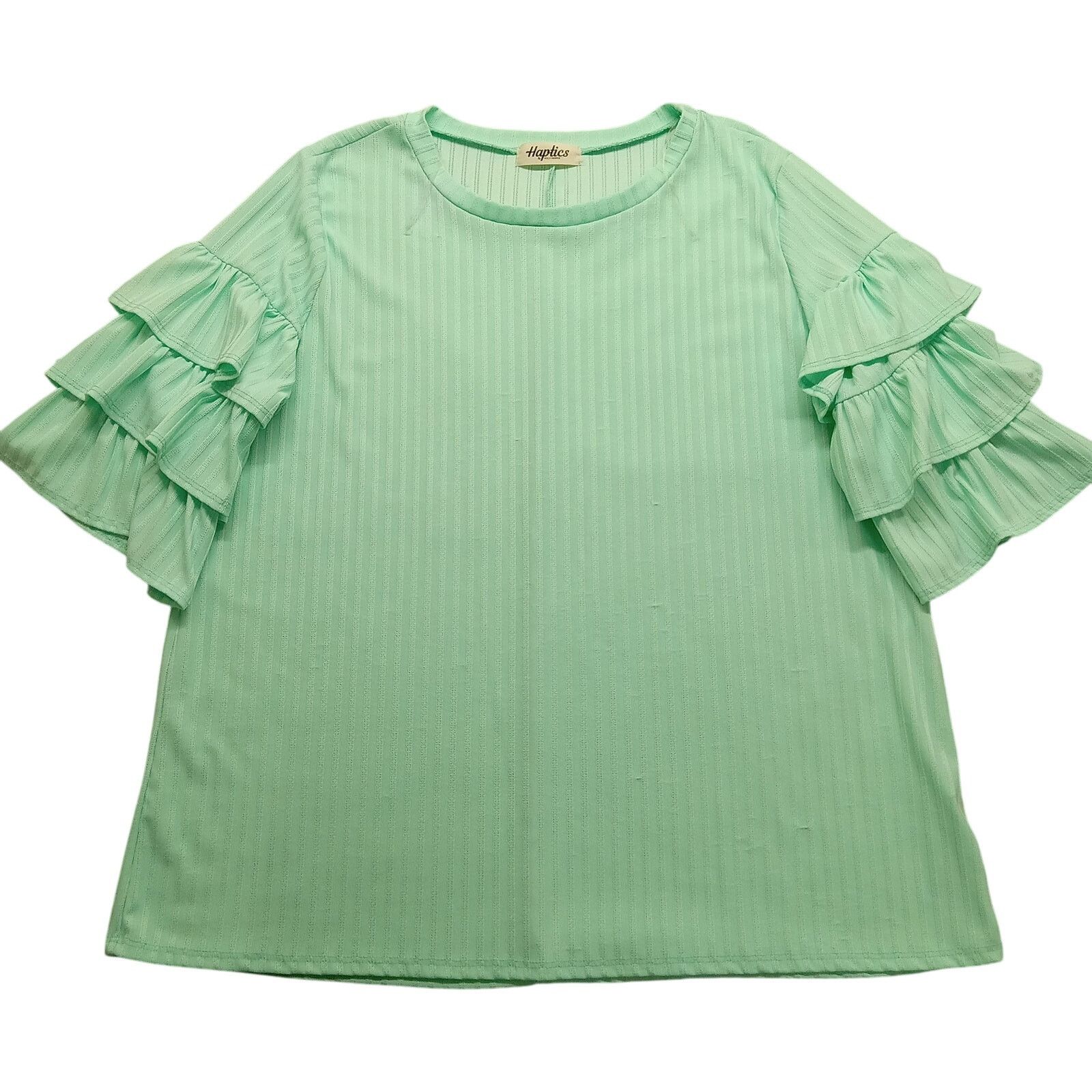 & Other Stories Haptics By Holly Harper Blouse 3XL Women's Ruffle Mint Size 3XL / US 20-22 - 1 Thumbnail
