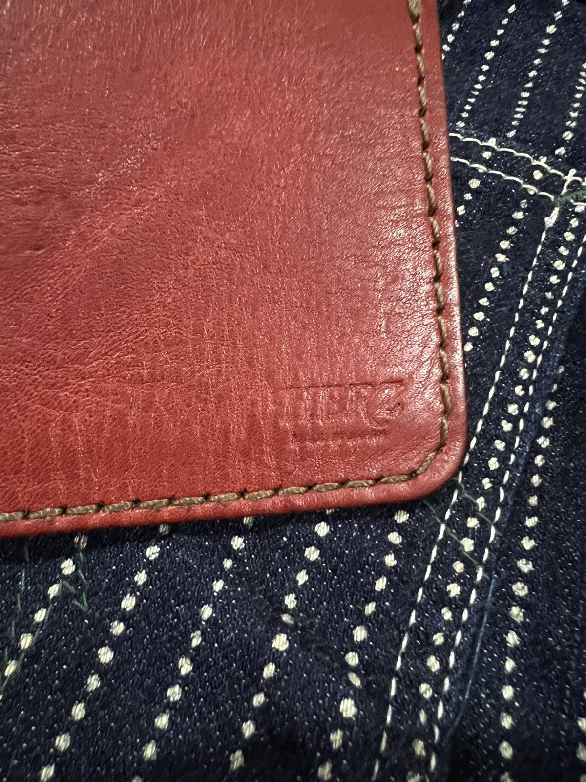 Genuine Leather × Pure Blue Japan × Redmoon Front Quarter Horse Leather Herz 🇯🇵 Money Slot Long Wallet Size ONE SIZE - 5 Thumbnail