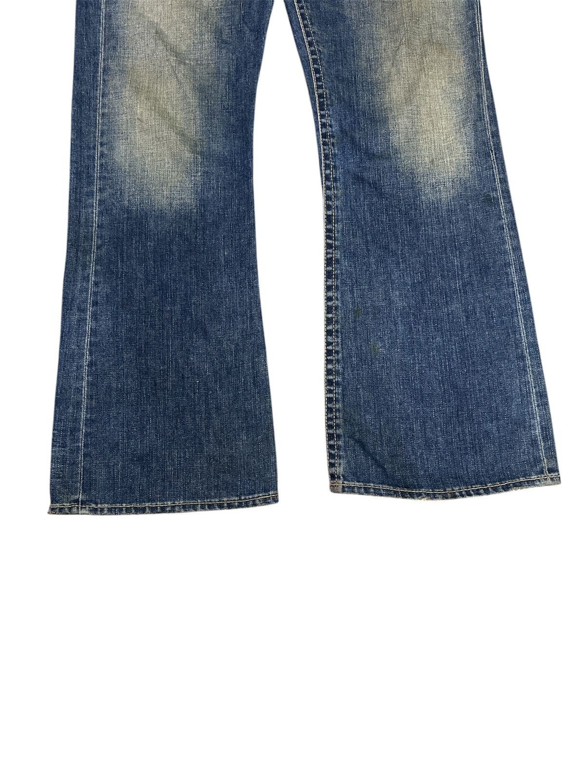 Japanese Brand Flare 💥🎌 Hippi Light Blue Flare Denim💥🎌 Size US 34 / EU 50 - 3 Thumbnail