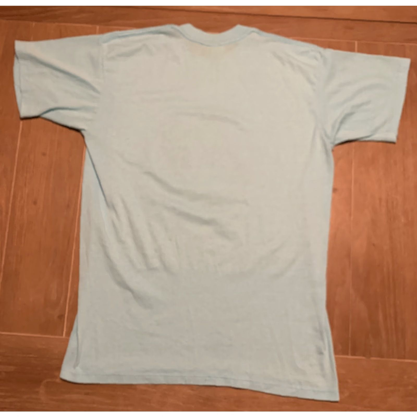 Vintage VINTAGE 1990s Stay Off The Sidewalk T Shirt - Blue - Adult L - Graphic Tee - 5050 Brand - Mens Size US L / EU 52-54 / 3 - 6 Thumbnail