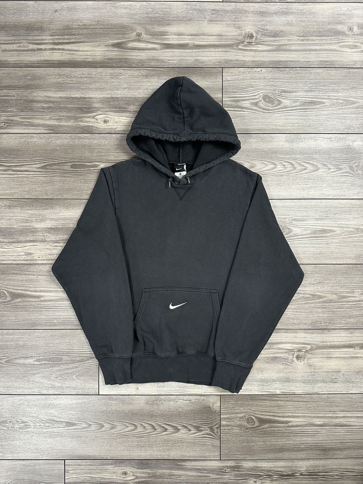 Nike × Vintage Nike Pocket Center Swoosh Hoodie Size US XS / EU 42 / 0 - 1 Thumbnail