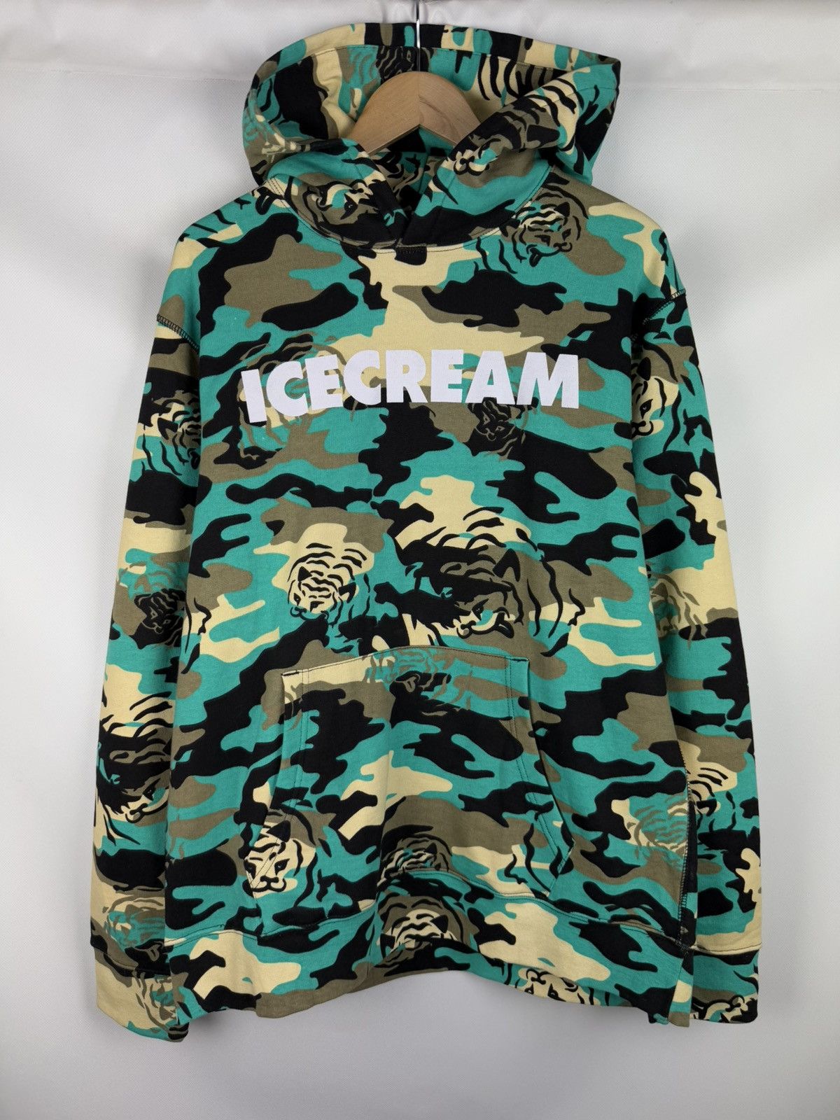Icecream Icecream Billionaire Boys Club Camo Big Logo Hoodie Pullover Size US XL / EU 56 / 4 - 1 Thumbnail
