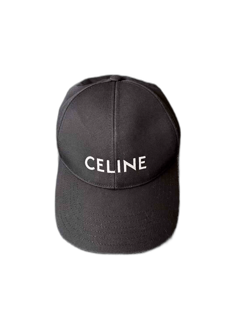 Celine Celine Black Baseball Cap Size ONE SIZE - 1 Thumbnail