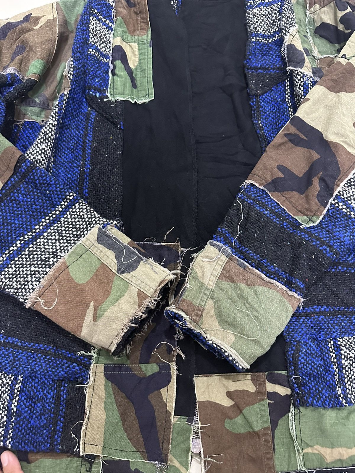 Other Cardigan Kimono Style Patchwork Custom Design With Hoodie Size US L / EU 52-54 / 3 - 6 Thumbnail