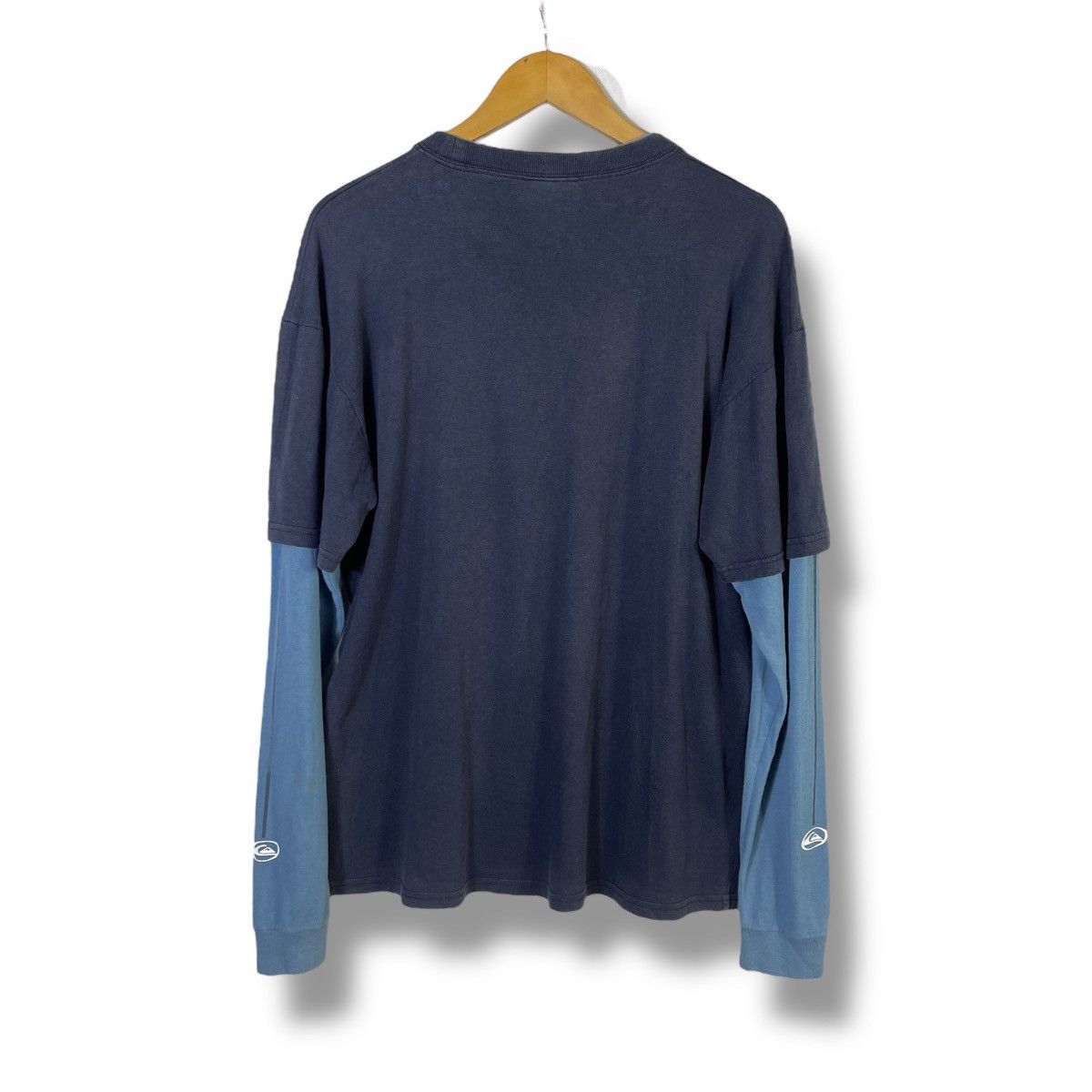Quiksilver Vintage 90s Quiksilver Long Sleeves Fades Tshirt Size US L / EU 52-54 / 3 - 2 Thumbnail