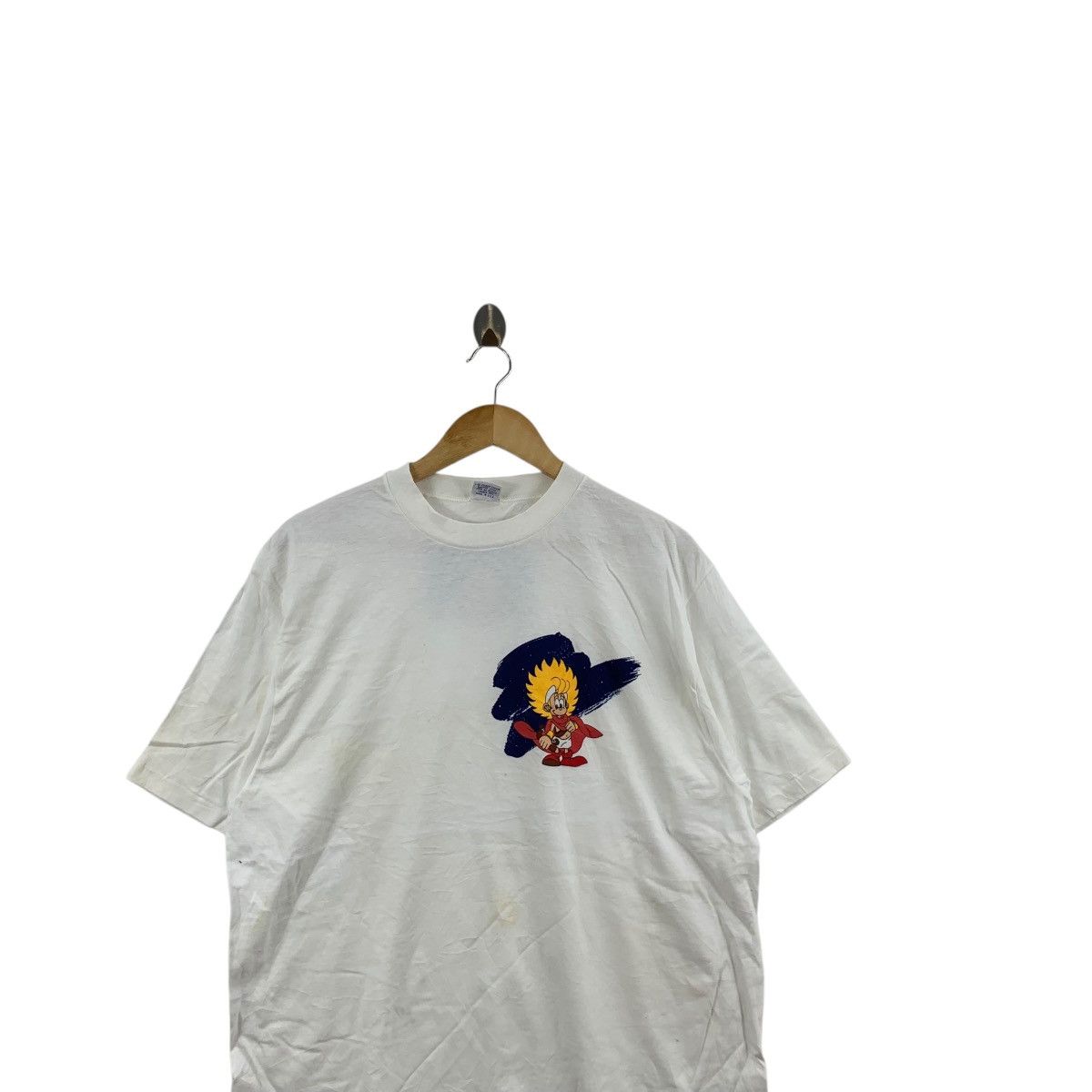 Vintage Vintage KID PADDLE MIDAM Comic Strip Cartoon Tee Shirt Top Size US L / EU 52-54 / 3 - 2 Thumbnail