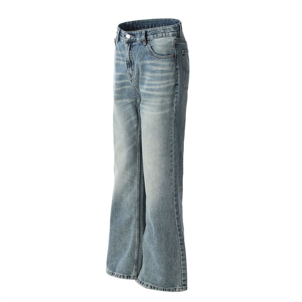 Japanese Brand American distressed washed hiphop tie-dyed flared jeans Size US 32 / EU 48 - 3 Thumbnail