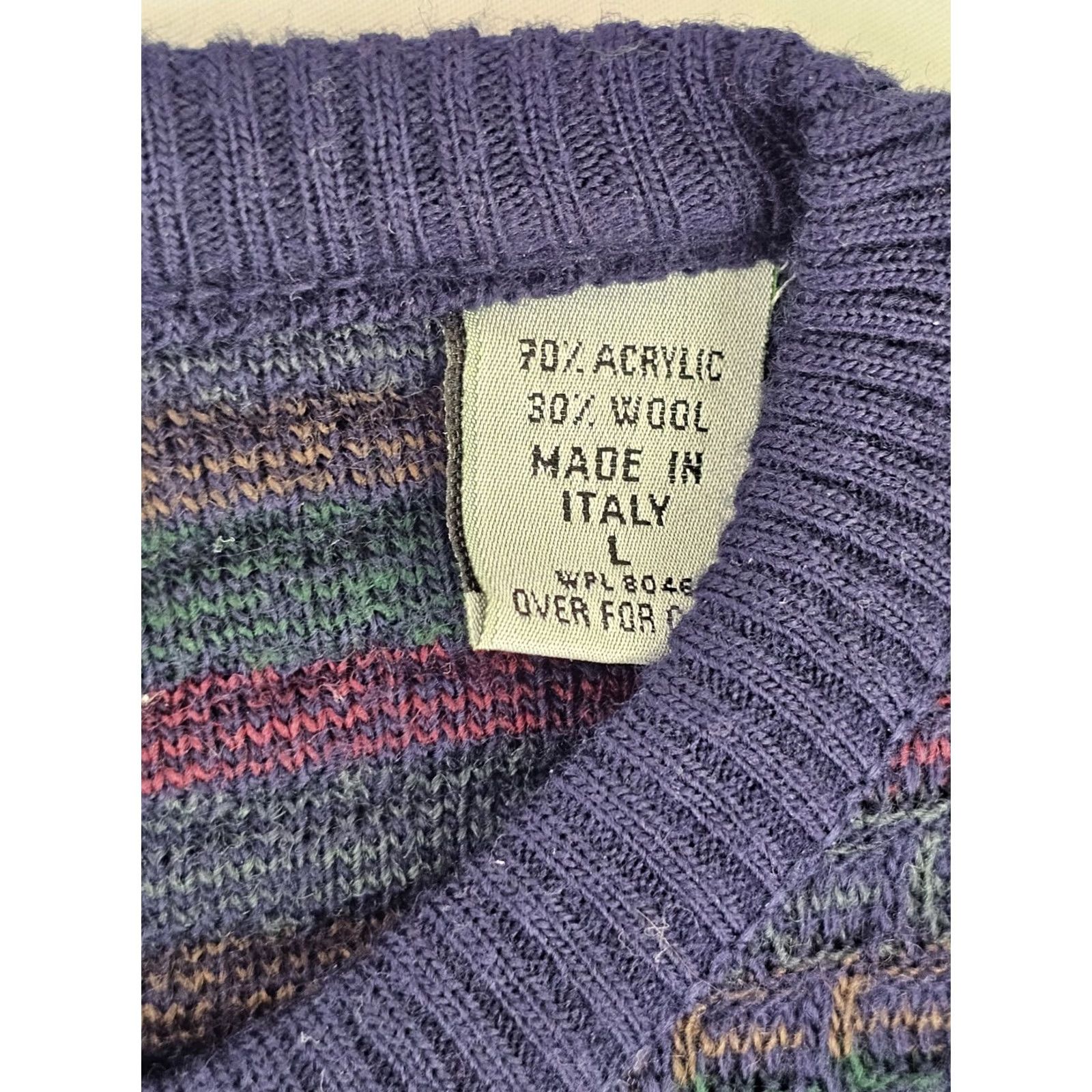 Alfani VINTAGE Alfani Sweater Shirt? Size US L / EU 52-54 / 3 - 3 Thumbnail