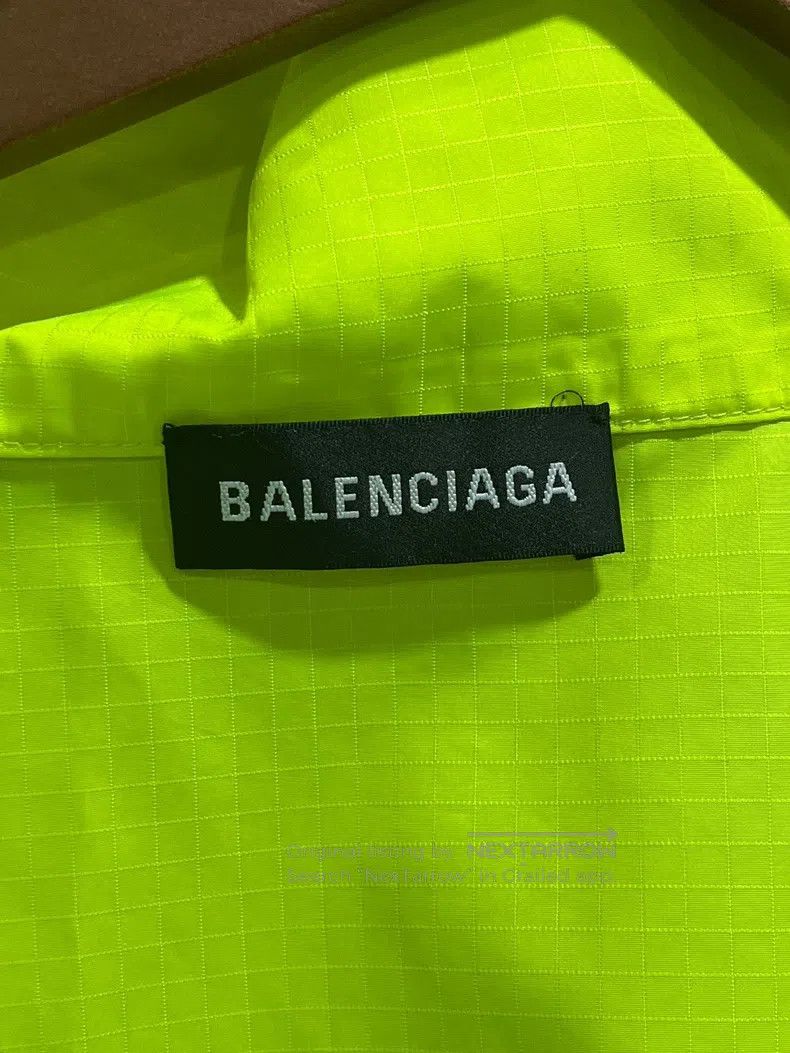 Balenciaga Balenciaga Neon Green Windbreaker Size US XXS / EU 40 - 6 Thumbnail