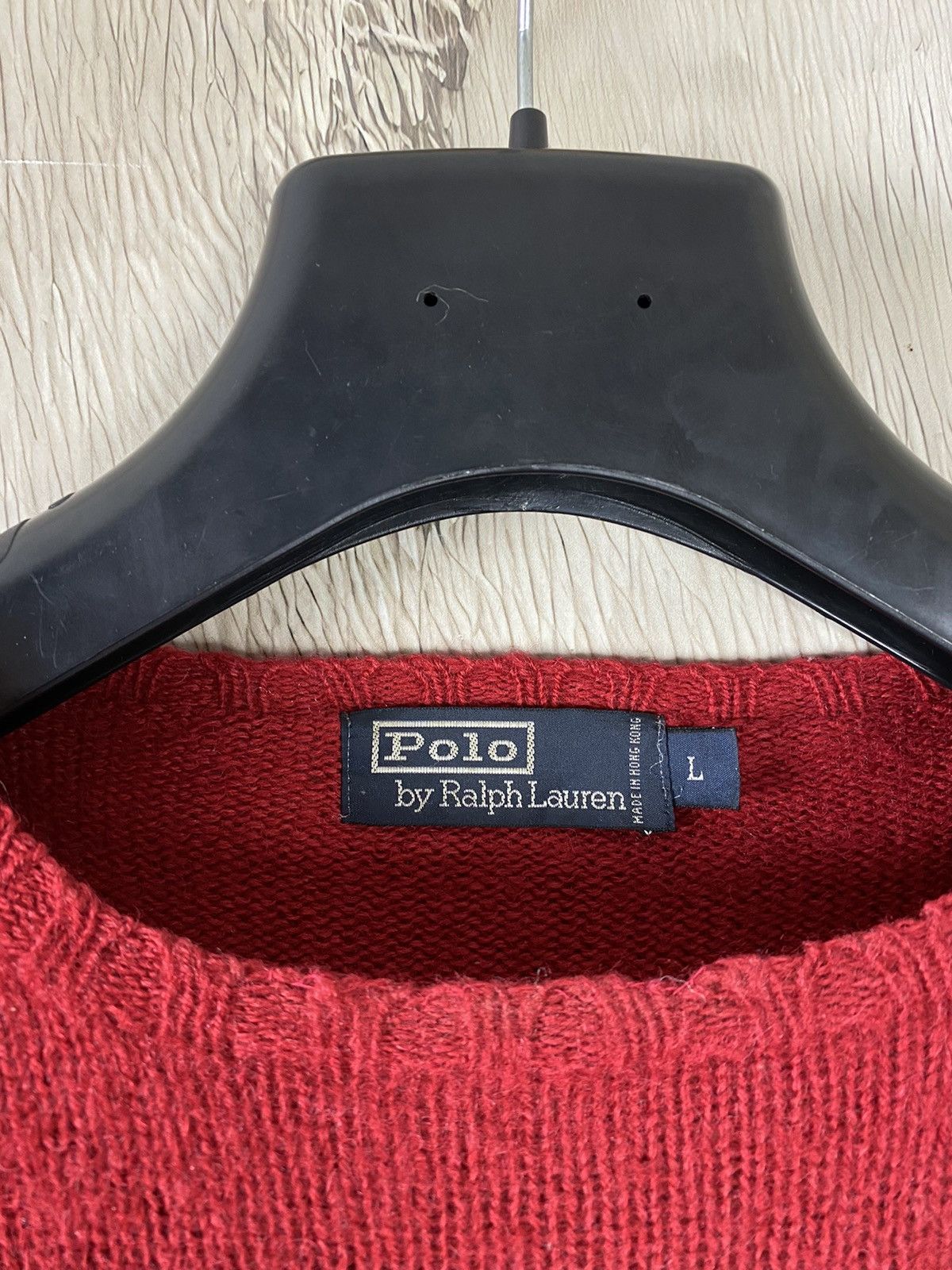 Polo Ralph Lauren × Vintage Polo Ralph Lauren Vintage Mini Logo Lambswool sweater Size US L / EU 52-54 / 3 - 11 Thumbnail