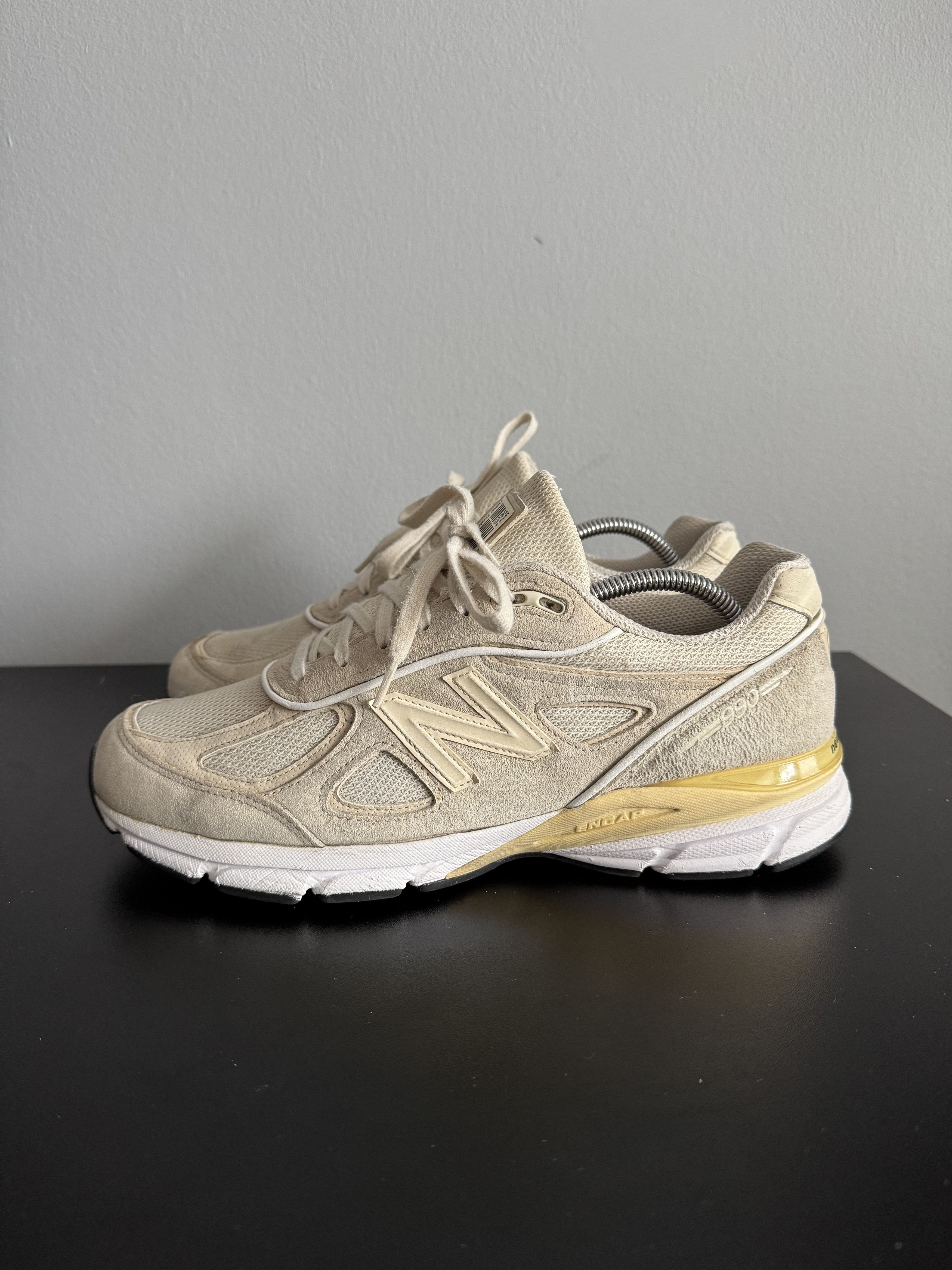 New Balance × Stussy Stussy x New Balance 990v4 990 2017 Made in USA White 993 Size US 10.5 / EU 43-44 - 1 Thumbnail
