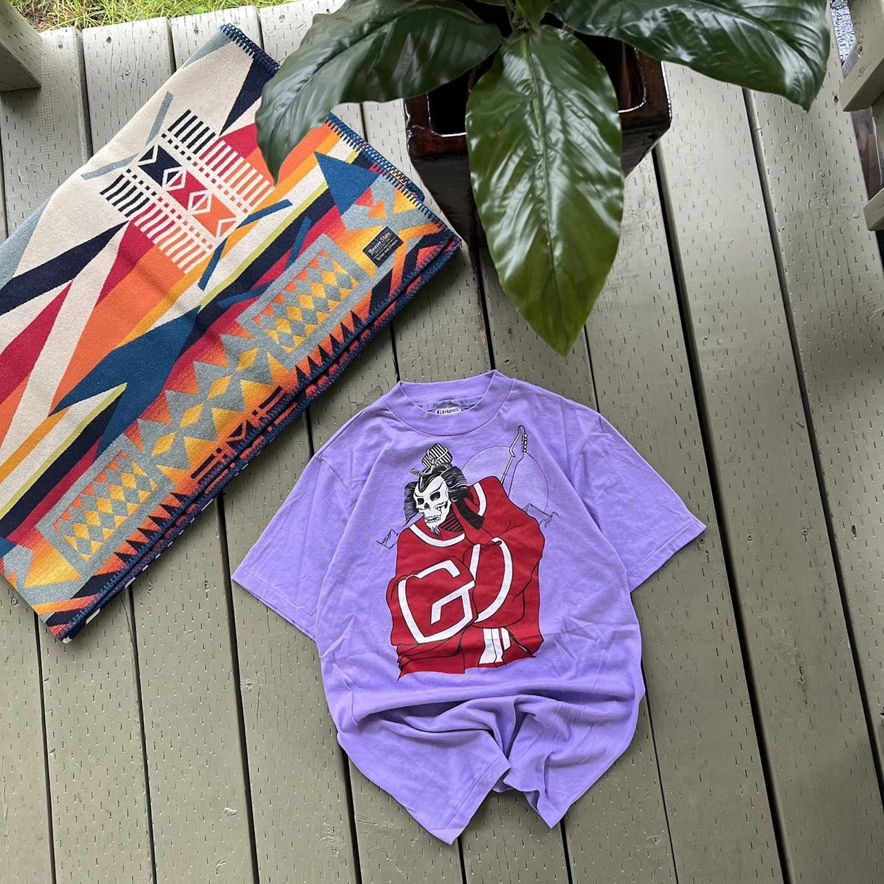Band Tees × Grateful Dead × Vintage Vintage 80s Grateful Dead Bootleg Samurai Band Tee T Shirt Size US M / EU 48-50 / 2 - 1 Thumbnail