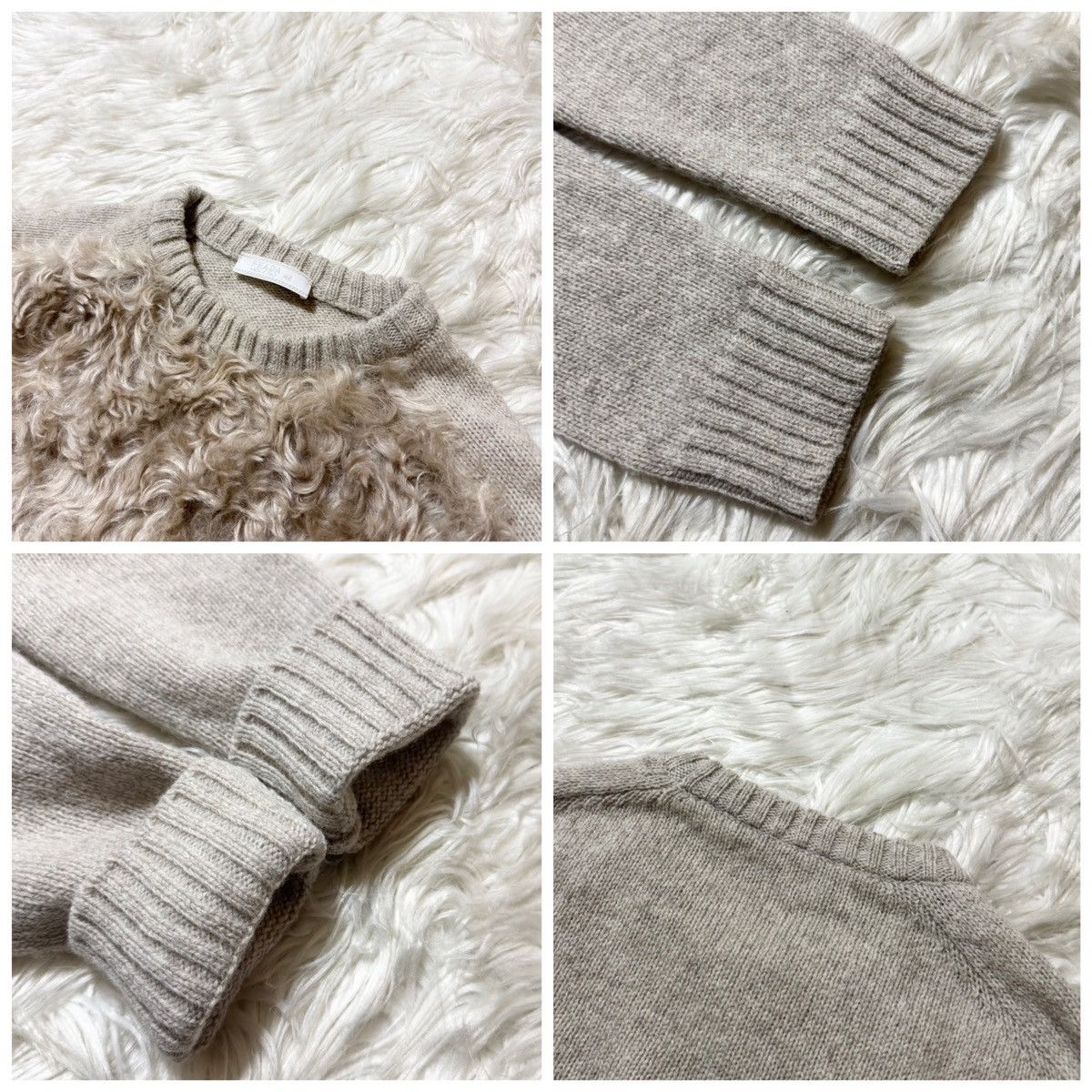 Prada Authentic Prada Runway Fur-Trimmed Knit Pullover Sweater Size US S / EU 44-46 / 1 - 5 Thumbnail
