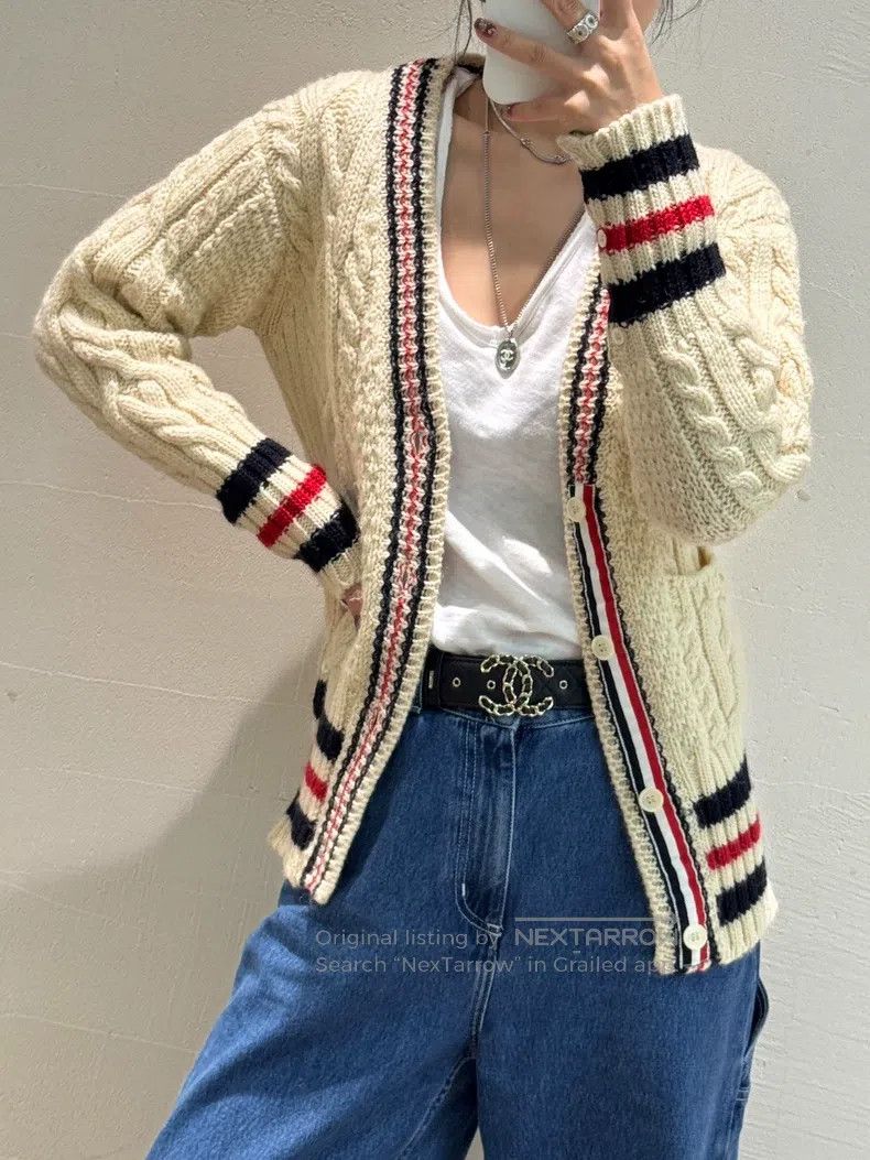 Thom Browne Thom Browne Classic cardigan Size US XS / EU 42 / 0 - 7 Thumbnail