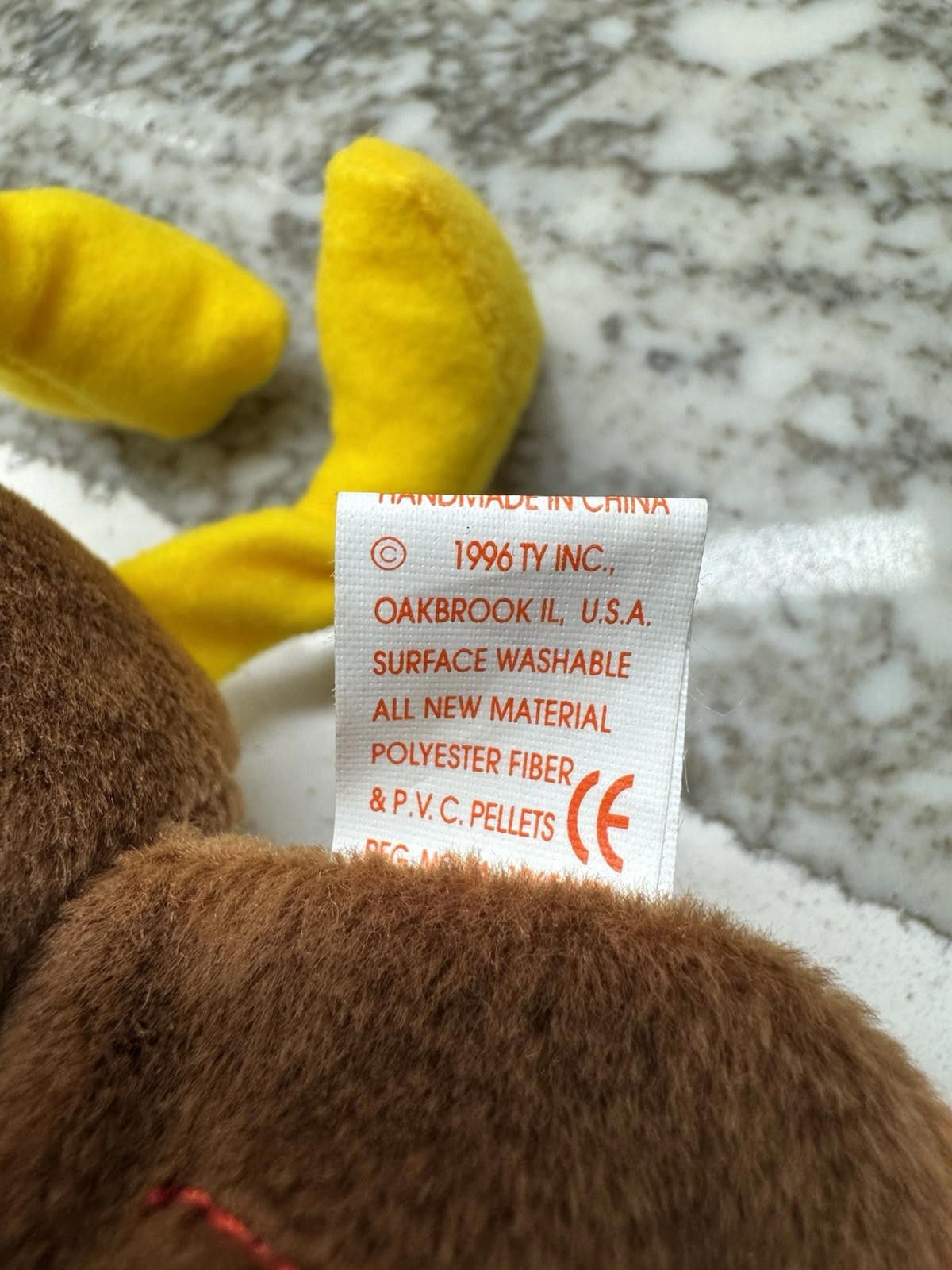Tyler The Creator Retired (Original) TY Beanie Baby Gobbles The Turkey 1996 Size ONE SIZE - 3 Thumbnail