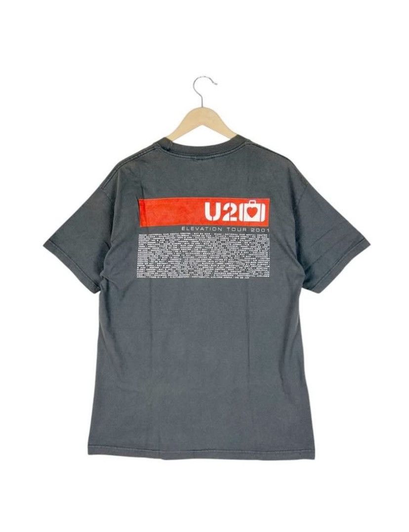 Band Tees × Vintage Vintage U2 Elevation World Tour / Alternative Rock Band Tees Size US L / EU 52-54 / 3 - 2 Thumbnail