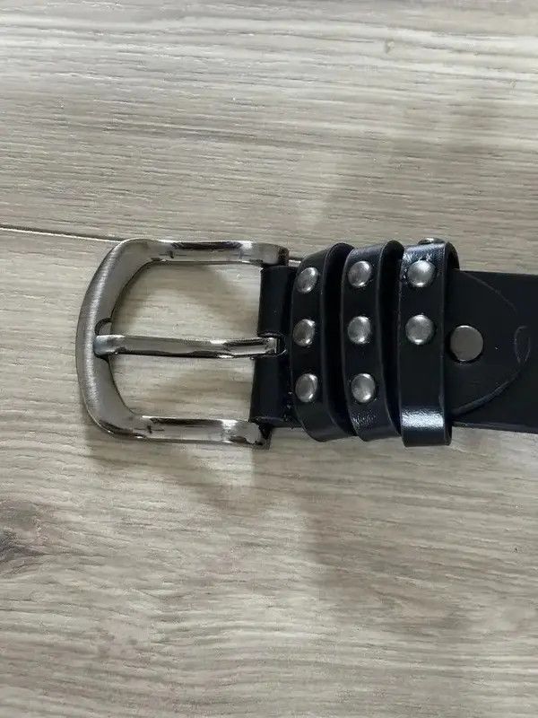 VIBE H1 - Vintage Rock Studded Belt (black) Size 32 - 4 Thumbnail