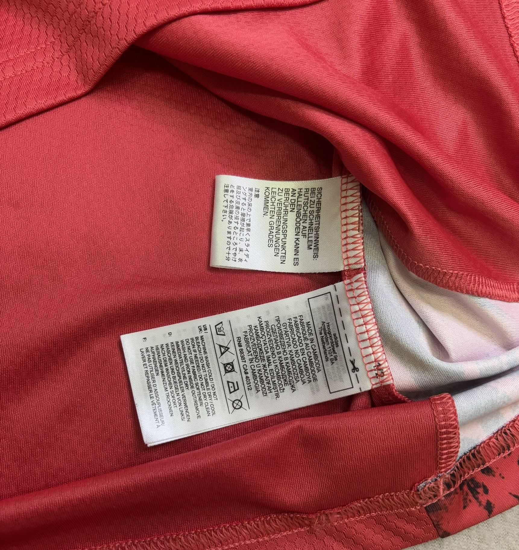 Adidas Germany 2020 Adidas Goalkeeper Jersey Red Size L Size US L / EU 52-54 / 3 - 14 Thumbnail