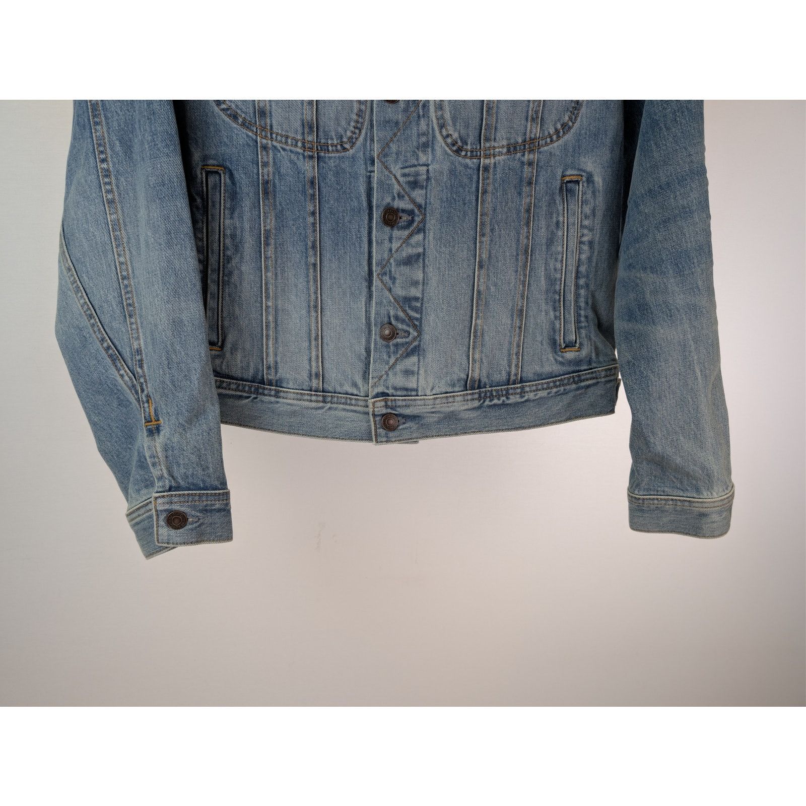 Tom Ford o1rshd1 Denim Jacket in Washed Blue S Size US S / EU 44-46 / 1 - 3 Thumbnail