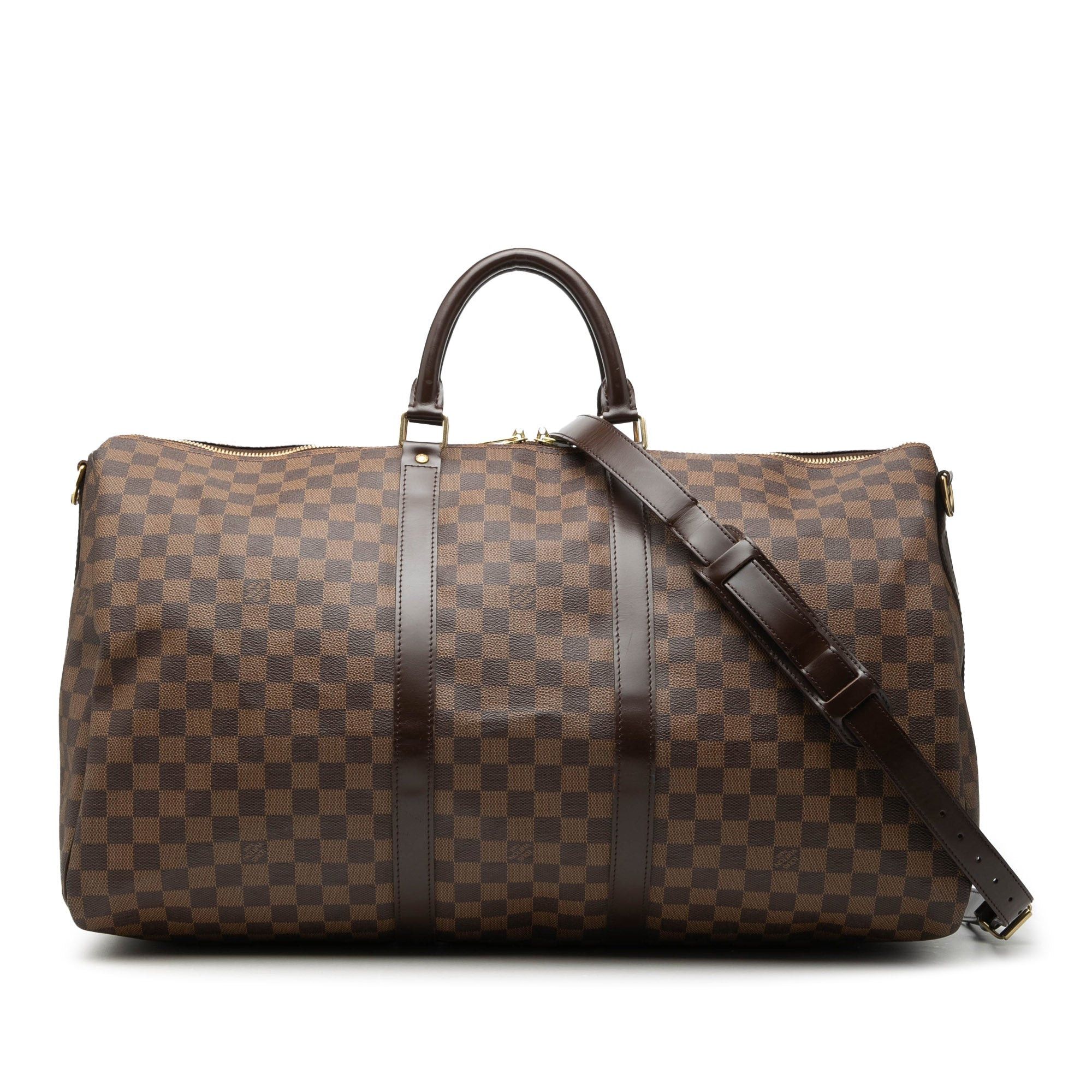 Louis Vuitton Damier Ebene Keepall Bandouliere 55 Size ONE SIZE - 1 Thumbnail