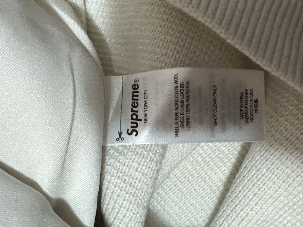 Supreme Supreme Woven Leather Zip Up Cardigan (FW24) Size US S / EU 44-46 / 1 - 7 Thumbnail
