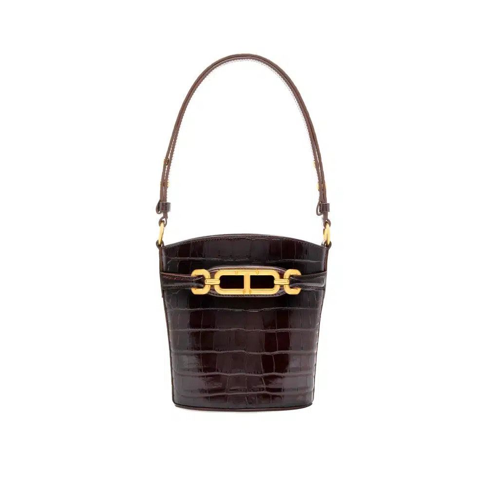 Tom Ford o1loc1c0925 L1817 Size: OS / Small Bucket Bag in Dark Brown Size ONE SIZE - 1 Preview