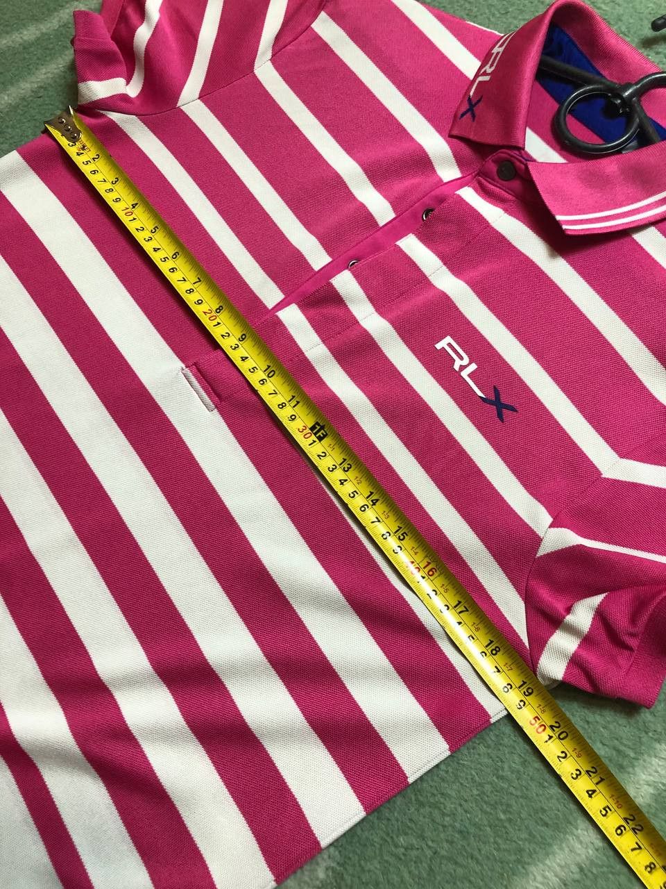 Polo Ralph Lauren Vintage Polo RLX Ralph Lauren Polo Pink Print Striped Size US M / EU 48-50 / 2 - 11 Thumbnail