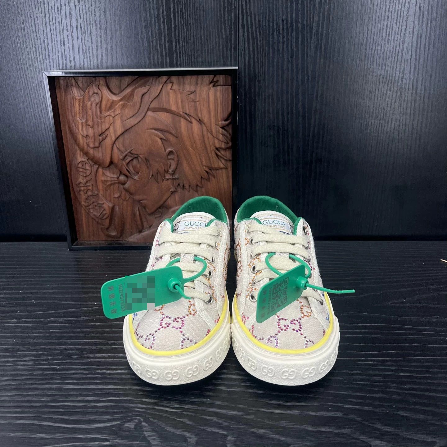 Gucci Gucci 1977 Silver Diamond 35.5 Mint Size US 5 / IT 35 - 7 Thumbnail