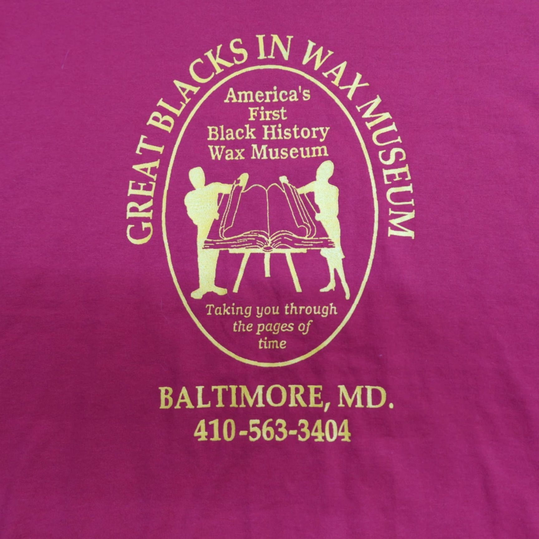 Vintage VINTAGE American Vintage Shirt Mens M Red Black History Museum Great Blacks in Wax Baltimore Shirt Size US M / EU 48-50 / 2 - 2 Thumbnail
