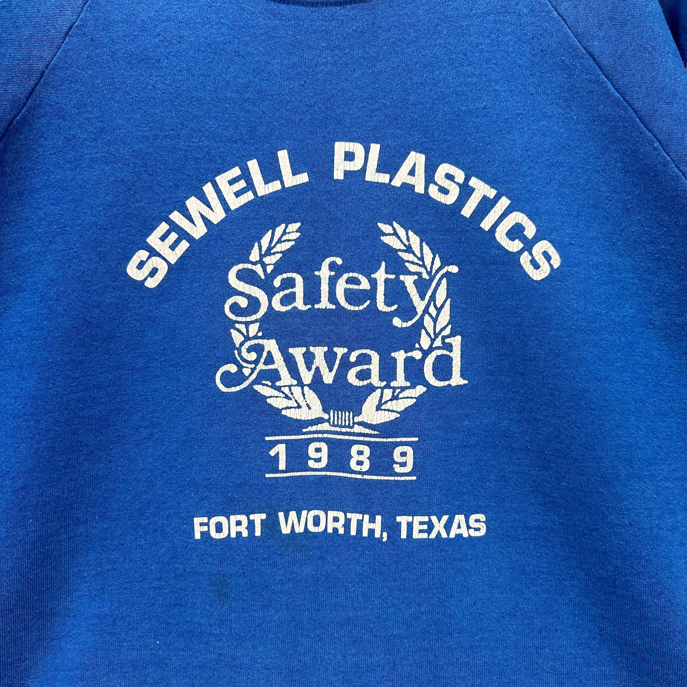 Fruit Of The Loom 1989 SEWELL PLASTICS SAFETY AWARD SWEATSHIRTS #8585-016 Size US XXL / EU 58 / 5 - 3 Thumbnail