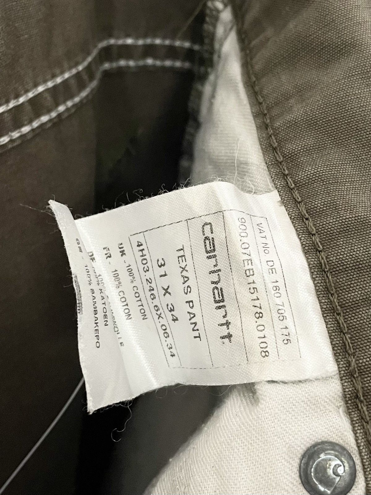 Carhartt Carhartt 👁️ Vintage Workwear Brown Texas Pants Size US 31 - 9 Thumbnail