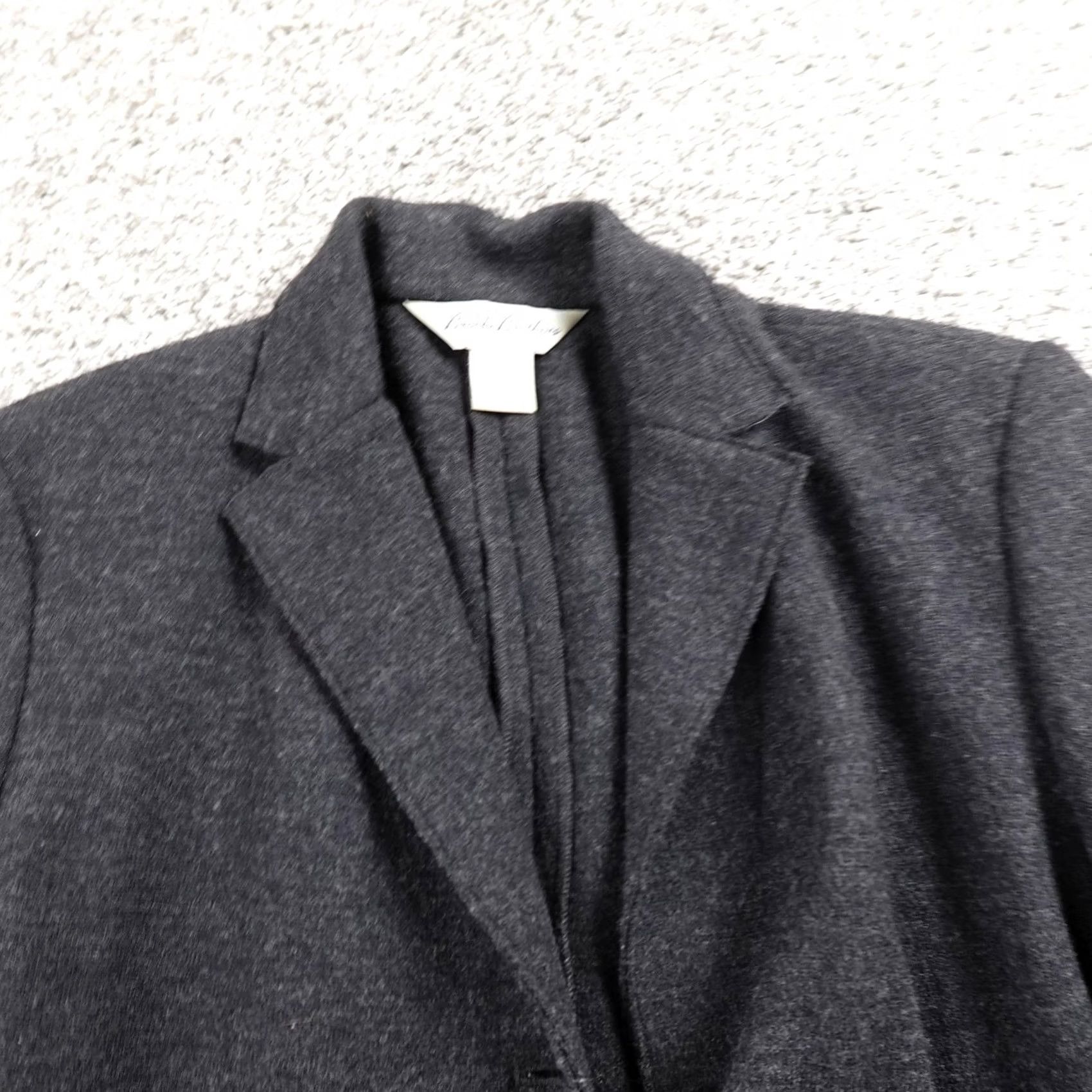 Brooks Brothers VTG Brooks Brothers Blazer Womens 8 Gray Wool Classic Sport Coat Jacket Suit USA Size M / US 6-8 / IT 42-44 - 3 Thumbnail