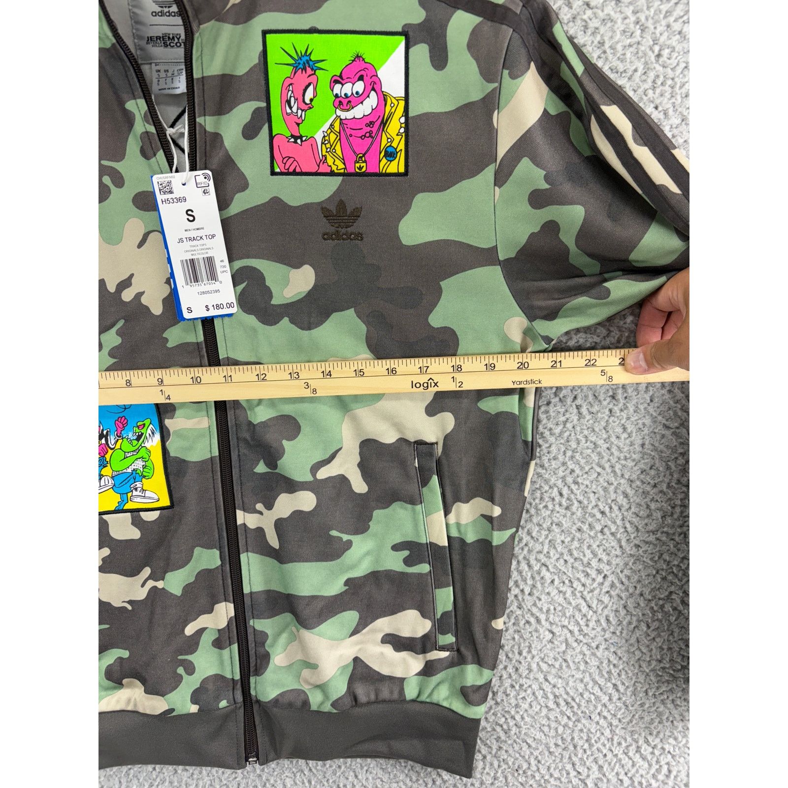 Adidas Adidas x Jeremy Scott Camo Track Jacket Mens Small NEW S Size US S / EU 44-46 / 1 - 4 Thumbnail