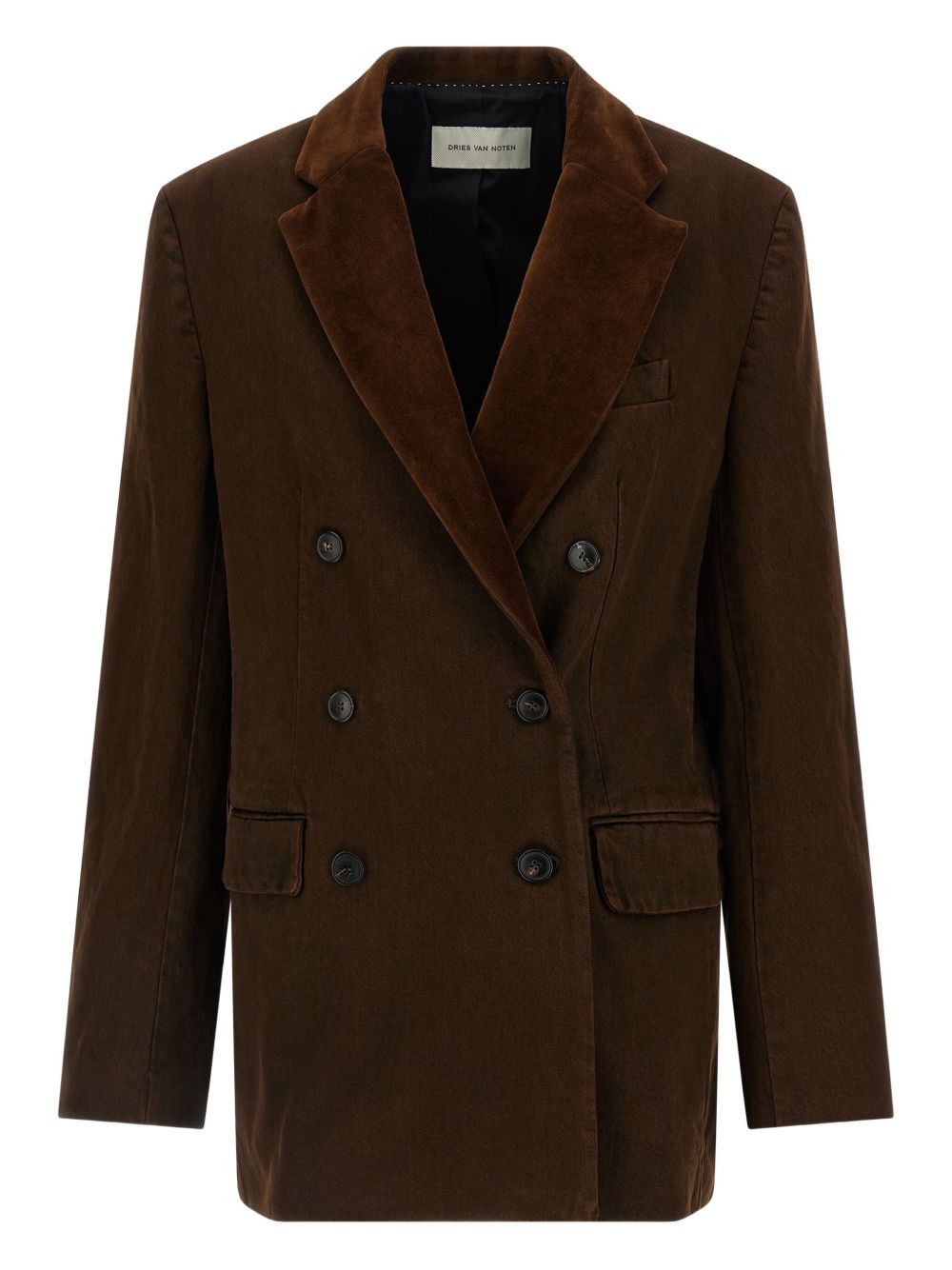 Dries Van Noten BAFYA DOUBLE-BREASTED JACKET Size XS / US 0-2 / IT 36-38 - 1 Thumbnail
