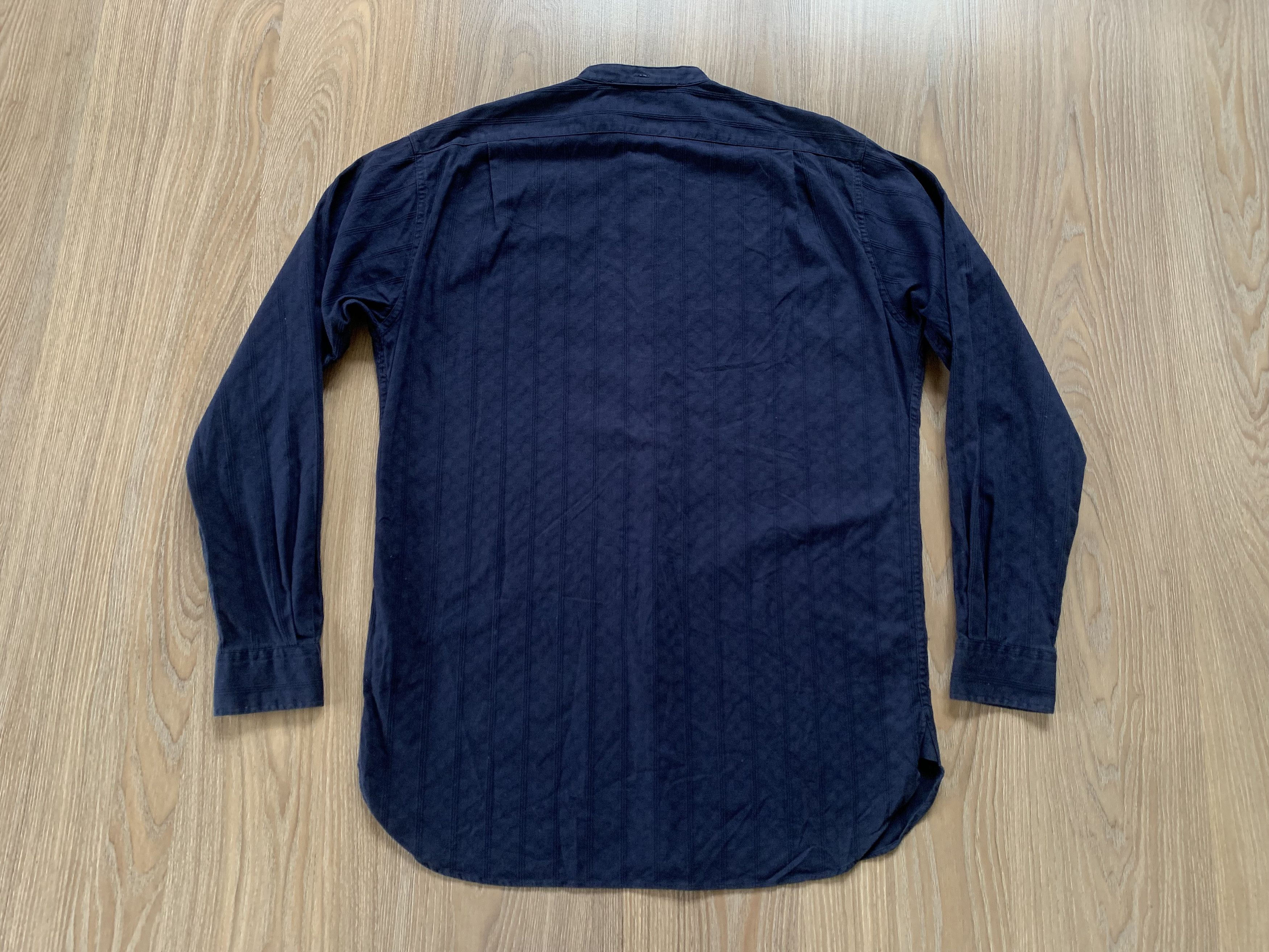 Polo Ralph Lauren Polo Ralph Lauren Bernard Band Collar Navy Blue Shirt Size US S / EU 44-46 / 1 - 3 Thumbnail