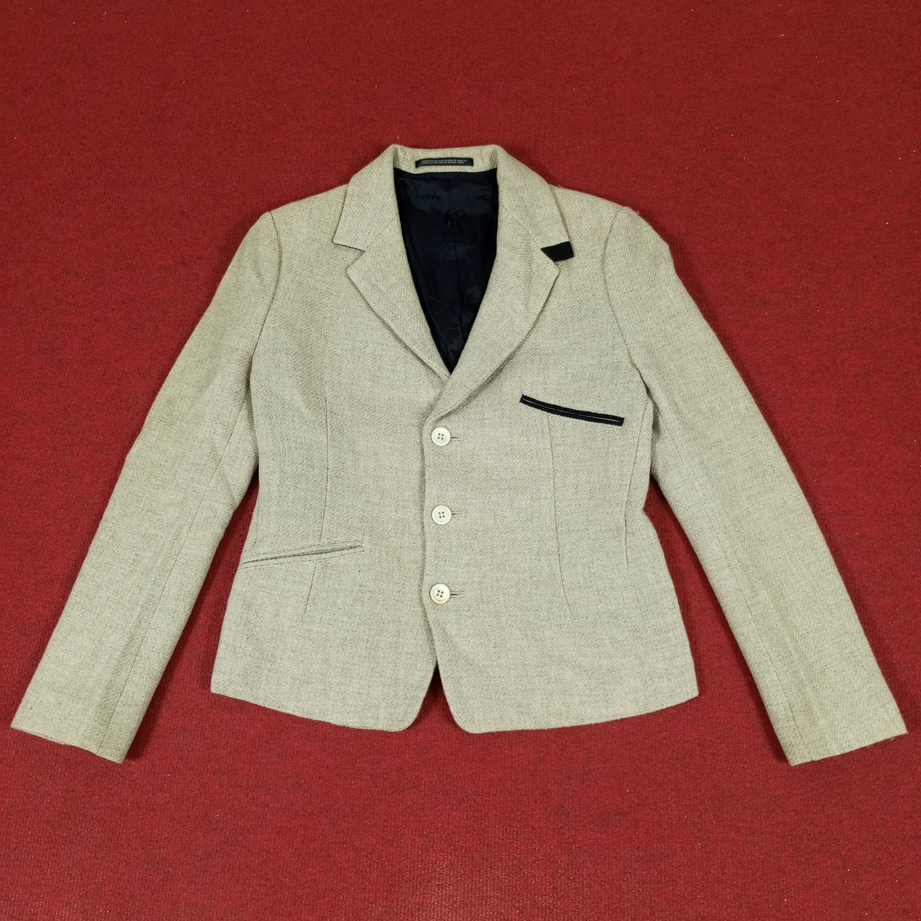 Vintage × Y's × Yohji Yamamoto Y's Japanese Fashion Designer Brand Yohji Yamamoto Jacket Size XS / US 0-2 / IT 36-38 - 1 Thumbnail