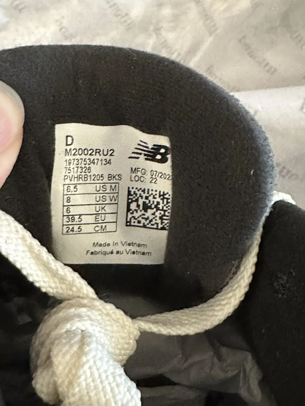 JJJJound × New Balance New Balance 2002R JJJJound Storm Blue Size US 6.5 / EU 39-40 - 6 Thumbnail