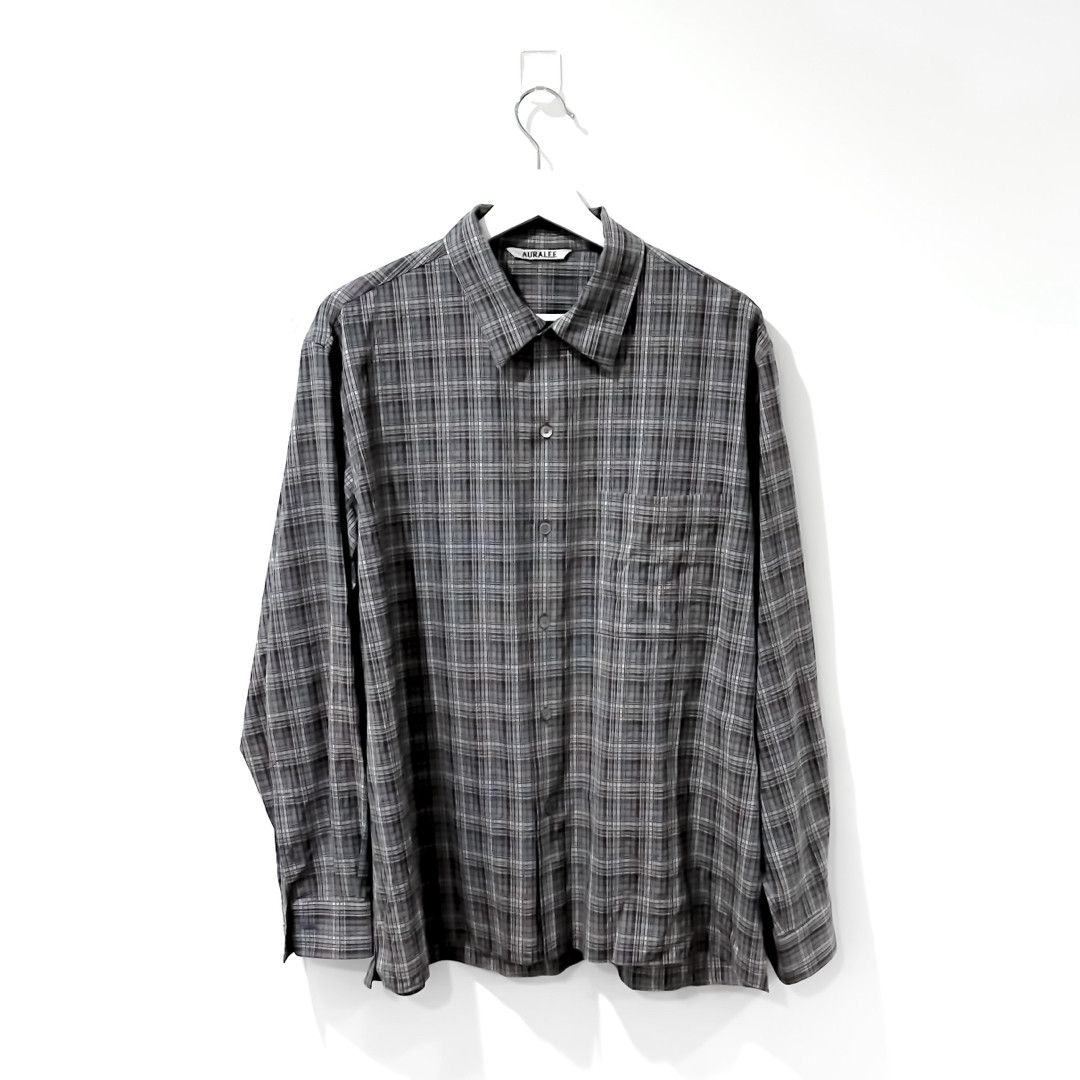 Auralee Auralee SUPER LIGHT WOOL SHIRT | Grailed 