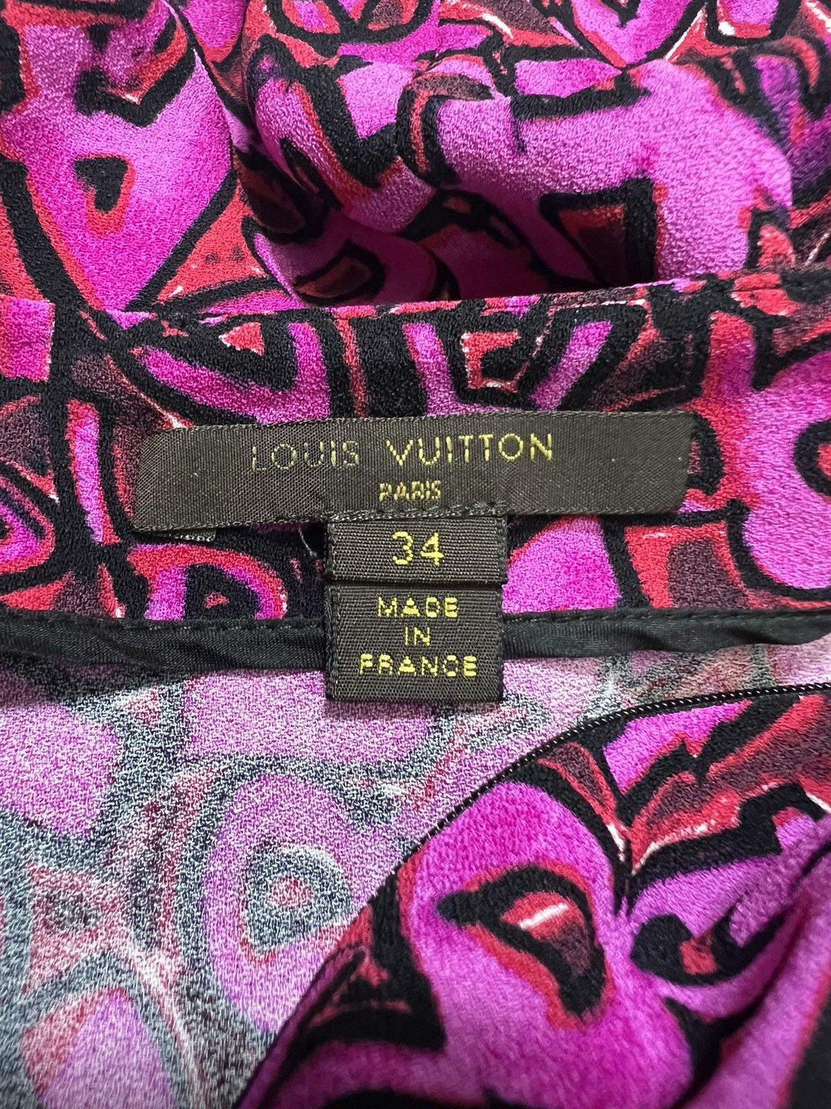 Louis Vuitton × Stephen Sprouse Louis Vuitton - Stephen Sprouse - Graffiti Logo Longsleeve Size XS / US 0-2 / IT 36-38 - 15 Thumbnail