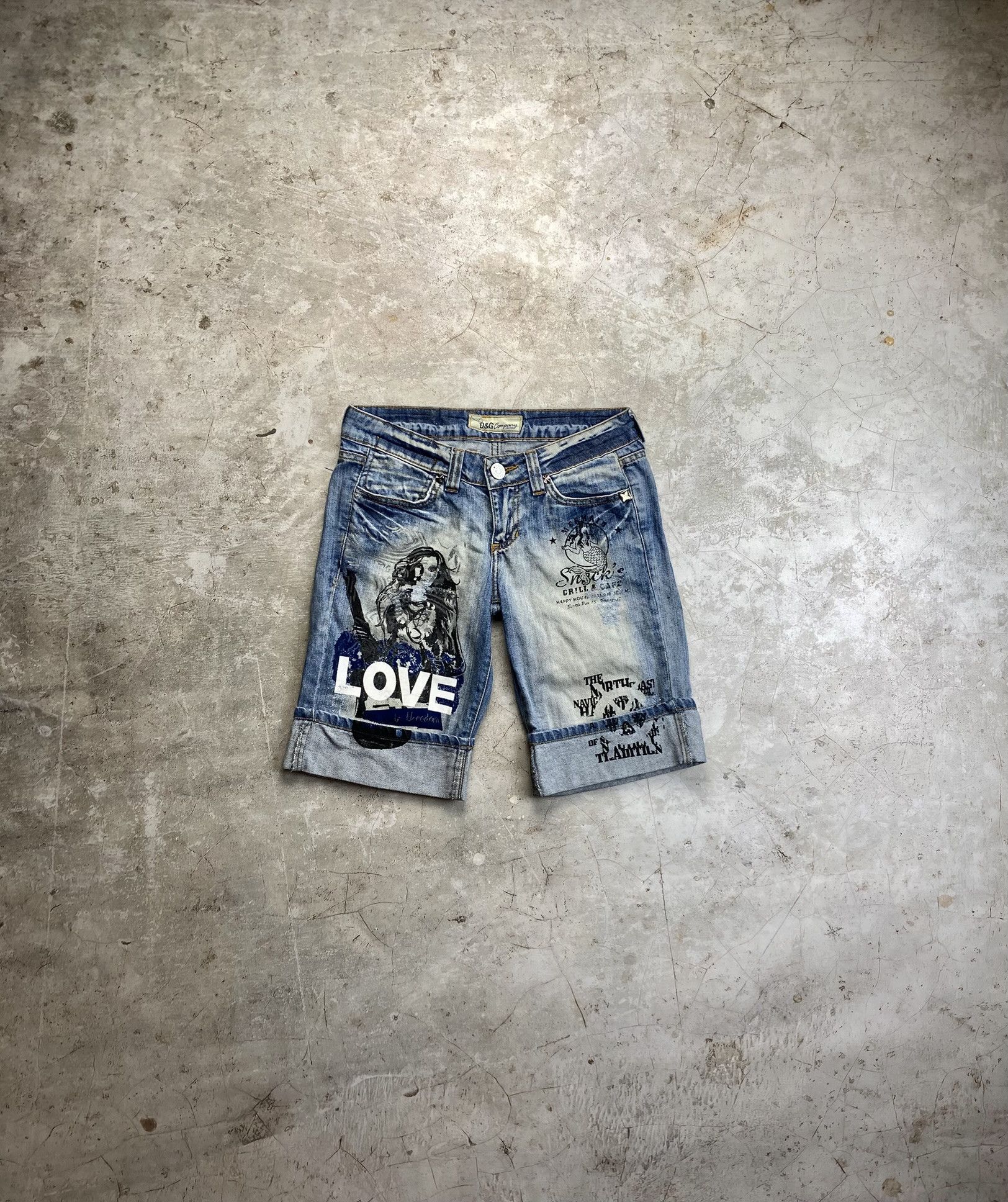 Dolce & Gabbana Archive Dolce & Gabbana Cargo Hybrid Denim Shorts