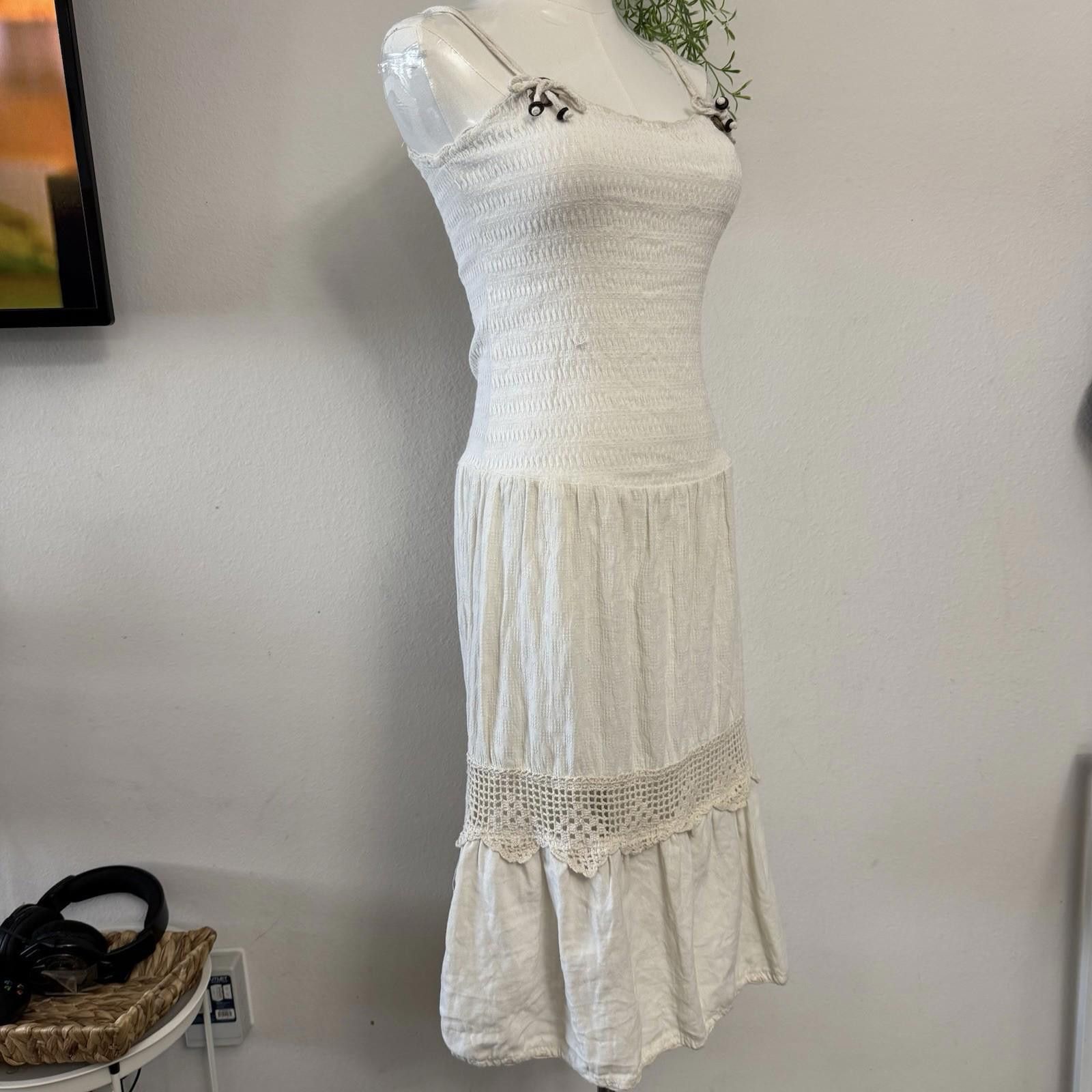 Designer Vintage TNS Fatima Brazilian Indie Boho Dress Xs Size XS / US 0-2 / IT 36-38 - 2 Thumbnail