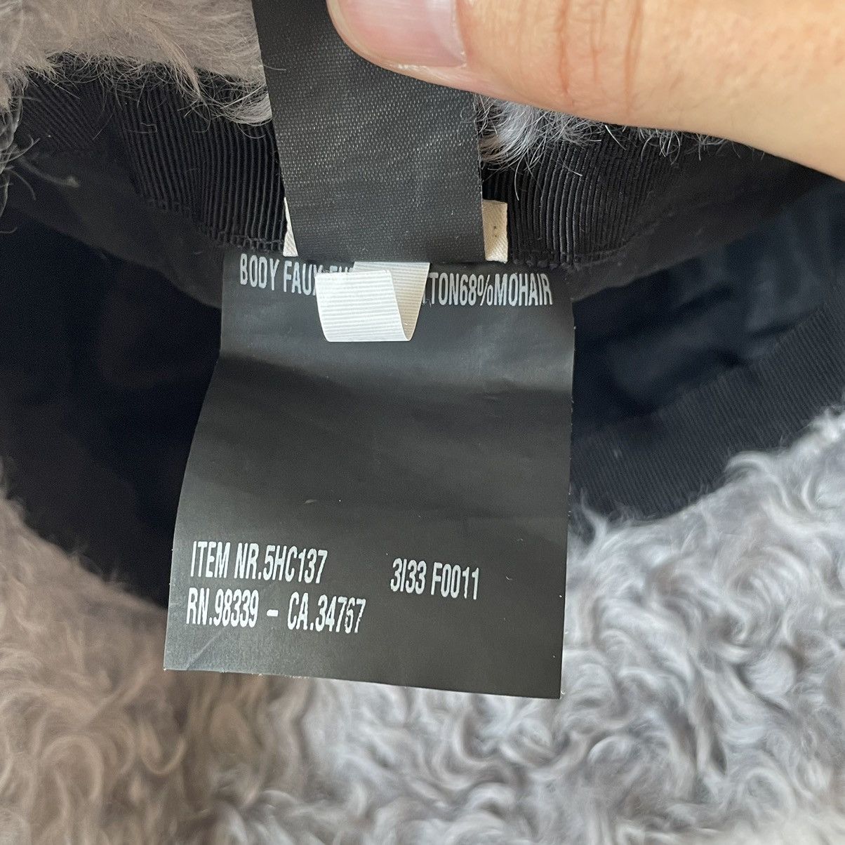 Miu Miu Late 2000s Violet Mohair Bucket Hat Size ONE SIZE - 11 Thumbnail