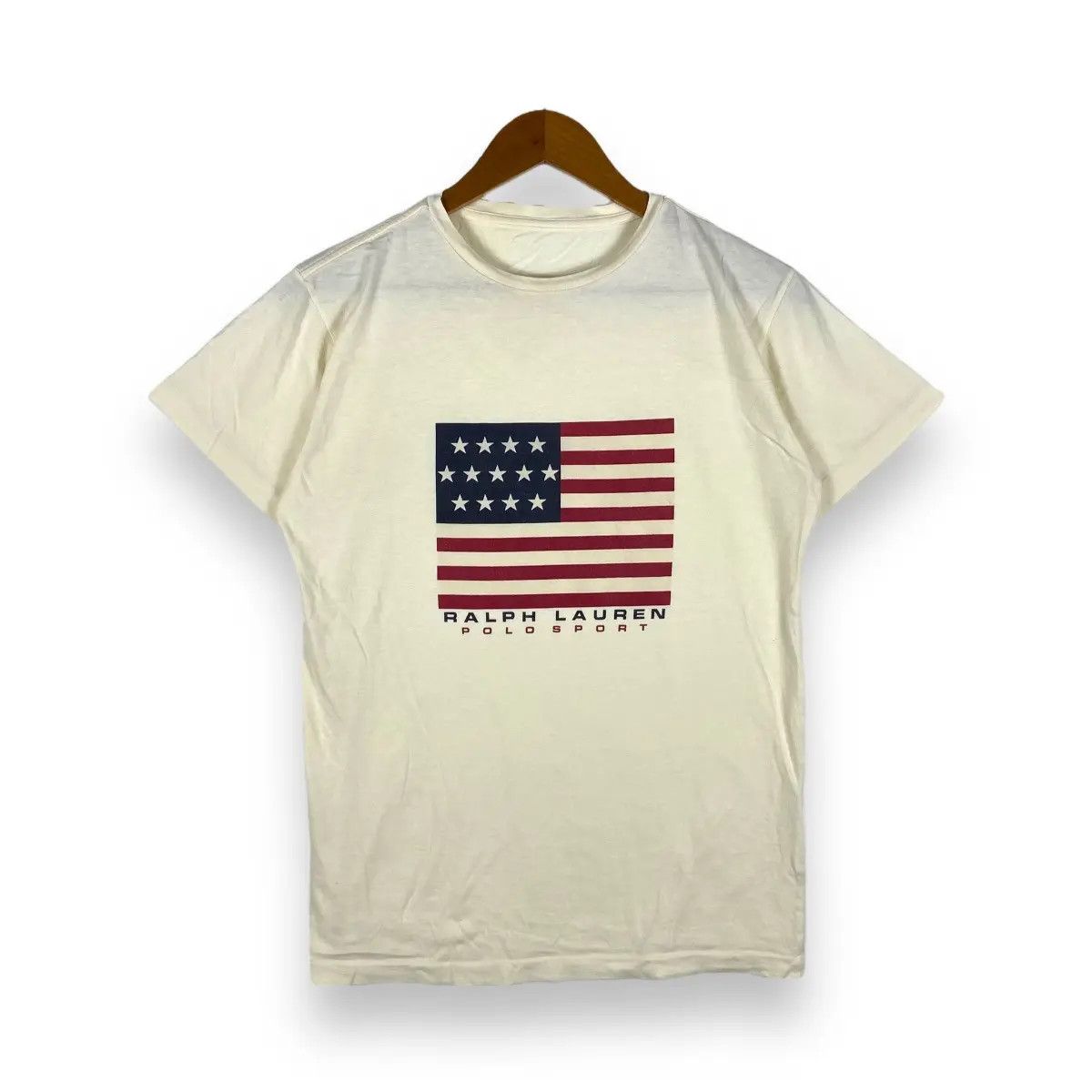 Ralph Lauren Vintage 00's POLO SPORT Ralph Lauren USA Flag Graphic Tee Size M / US 6-8 / IT 42-44 - 1 Thumbnail