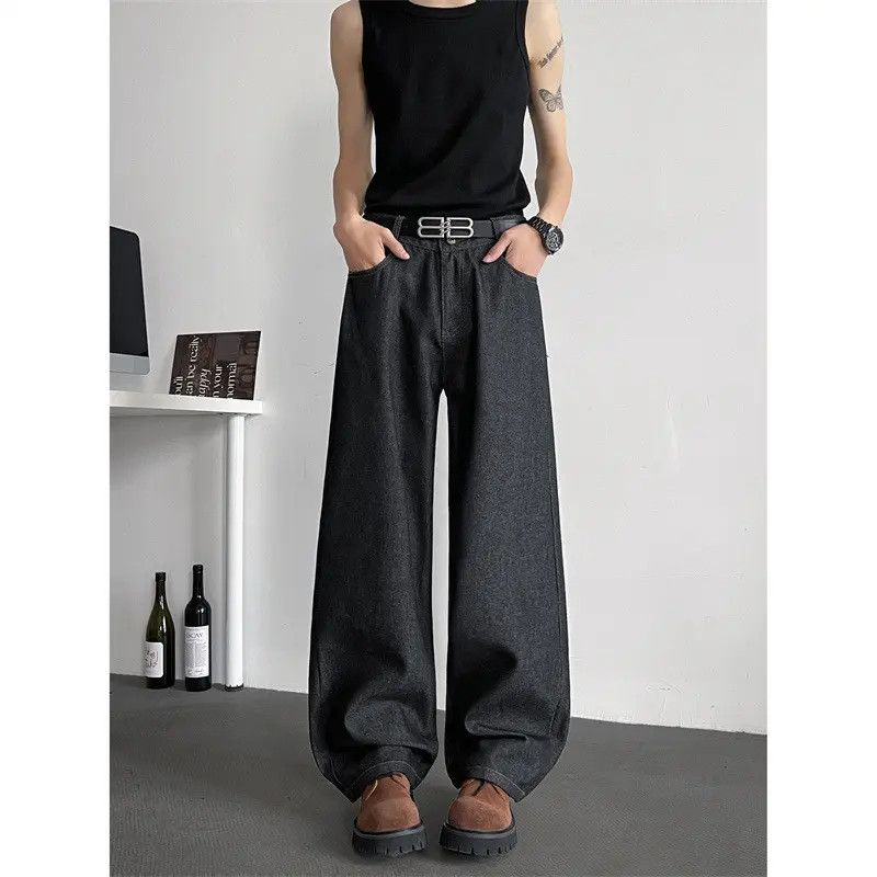 Japanese Brand × Jean Retro loose wide leg slightly flared jeans Size US 32 / EU 48 - 6 Thumbnail