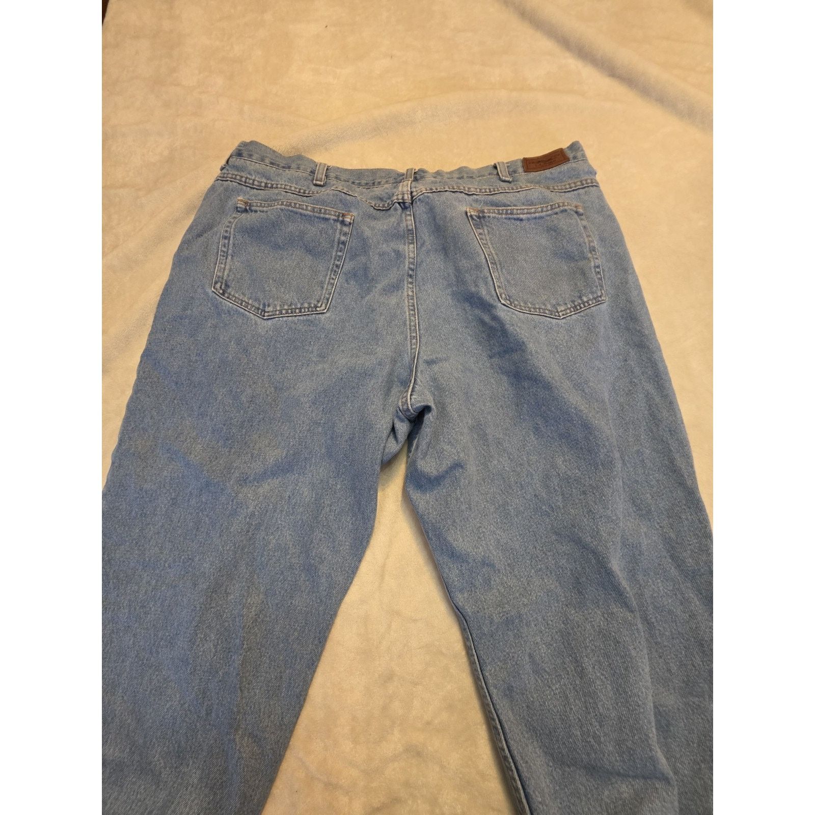 L.L. Bean LL Bean Men's Size 46x29 Comfort Waist 100% Cotton Blue Jean Size US 44 / EU 60 - 4 Thumbnail