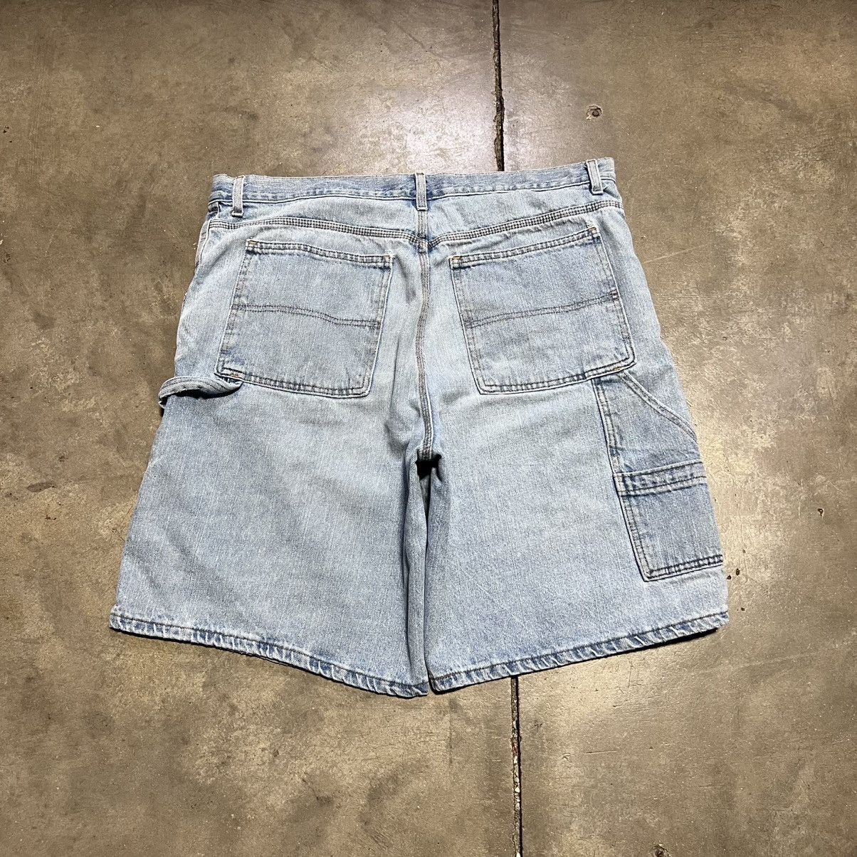 Faded Glory Vintage Faded Glory Baggy Carpenter Shorts Skater Grunge Y2K Size US 38 / EU 54 - 1 Thumbnail